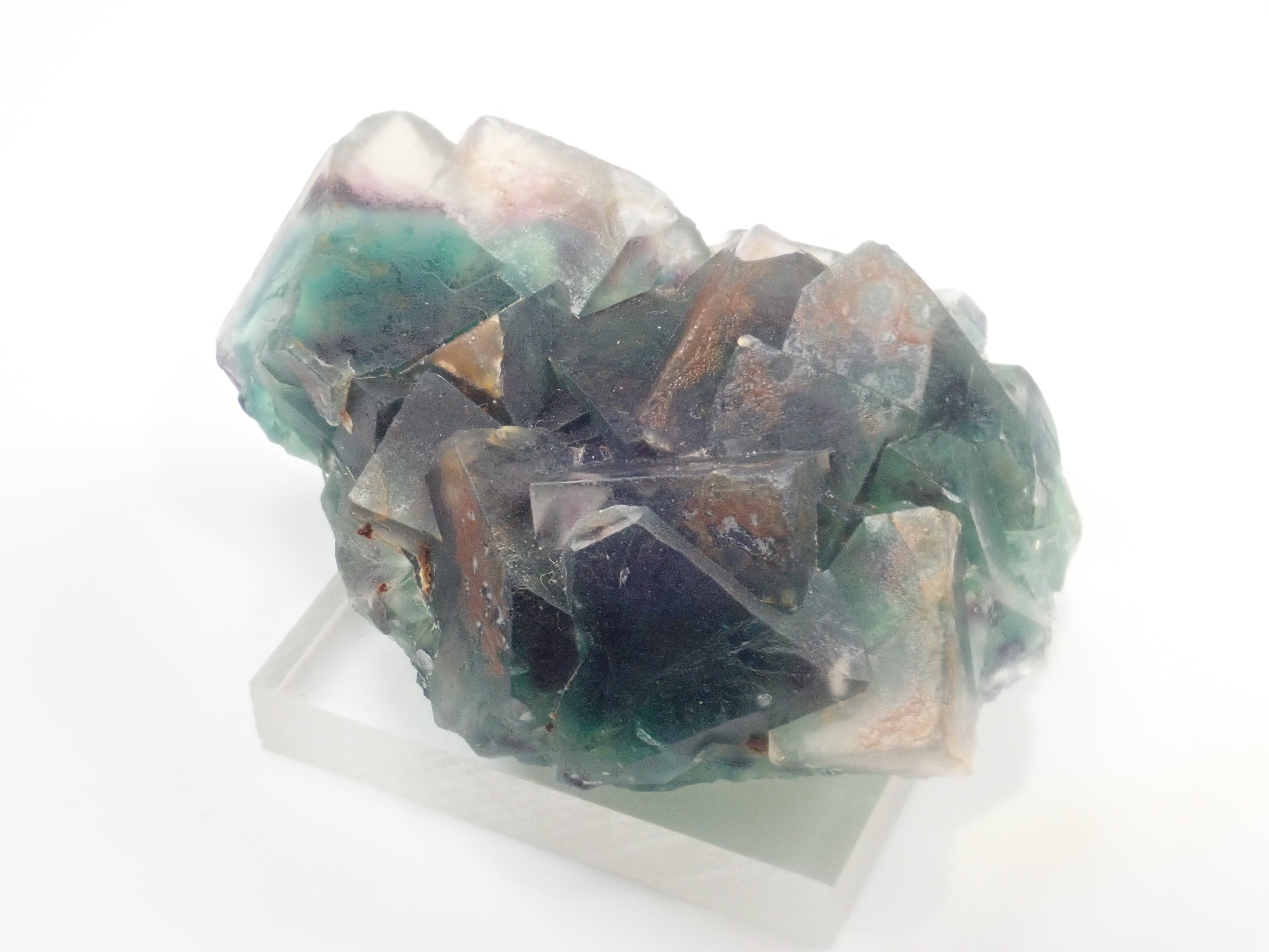 Fluorite rough stone from Namibia 5.0 x 6.3 x 2.0cm