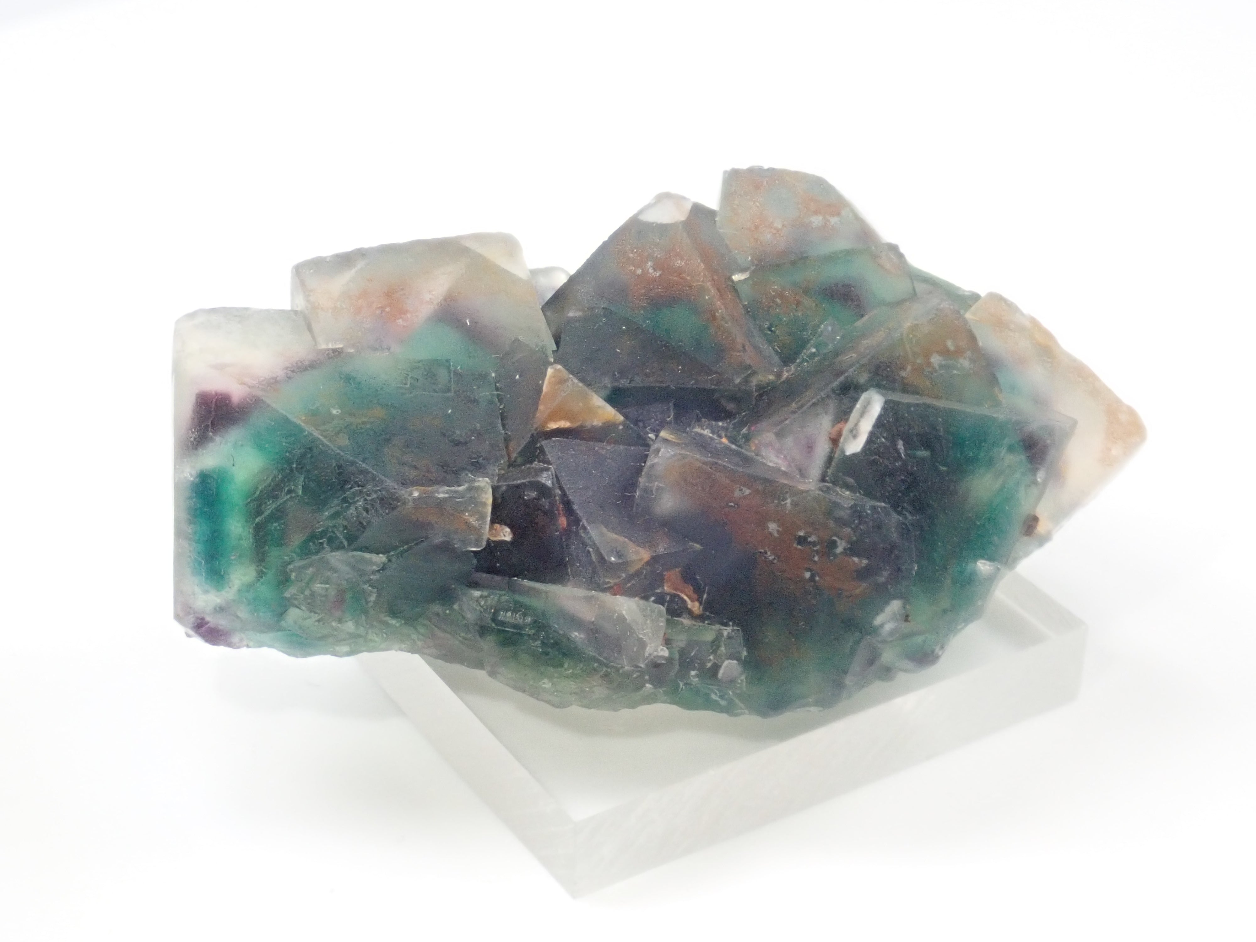 Fluorite rough stone from Namibia 5.0 x 6.3 x 2.0cm