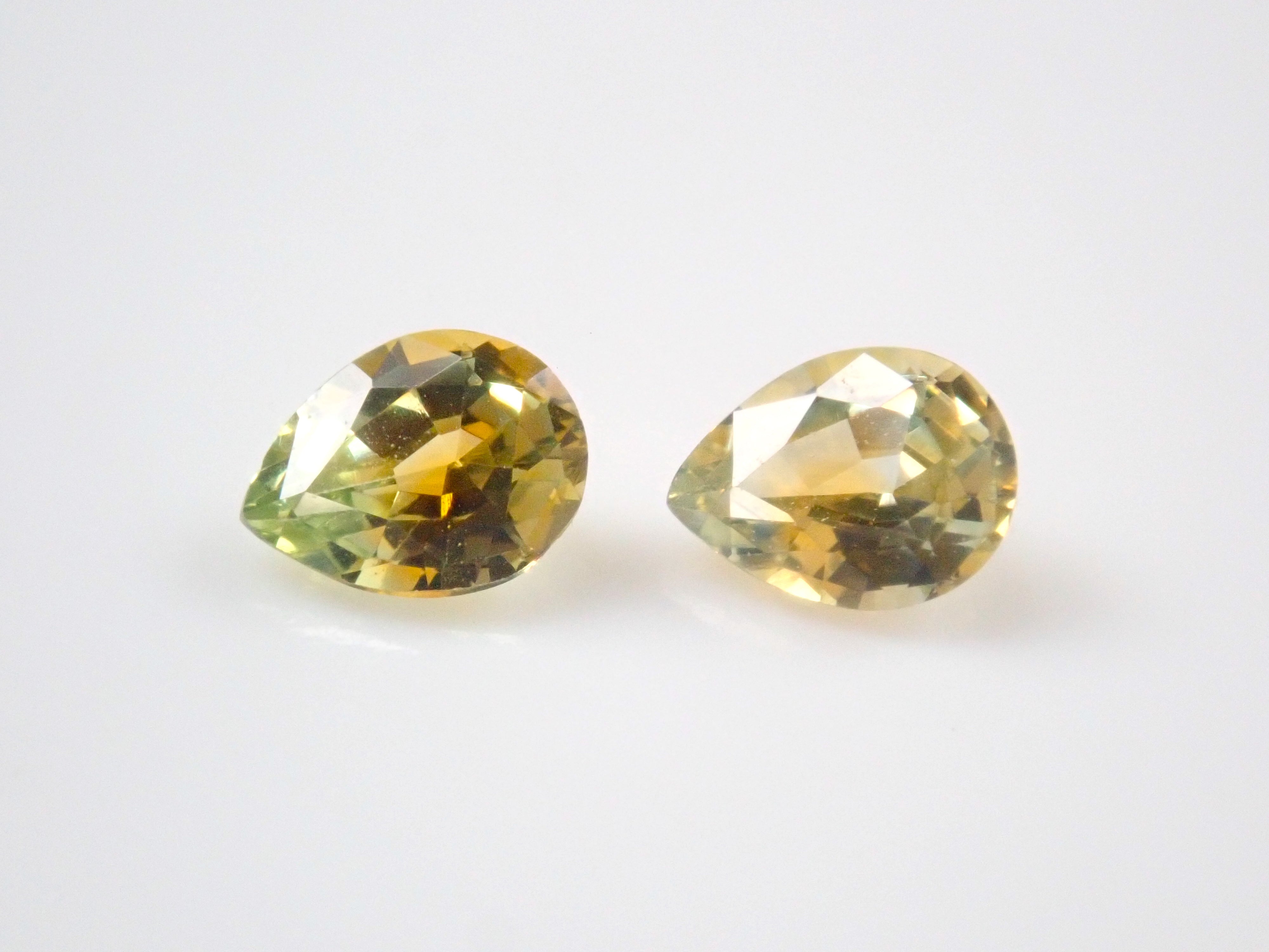 Montana Sapphire 2-Stone Loose Stone Set (Yellow Sapphire) {Multiple Purchase Discounts Available} 