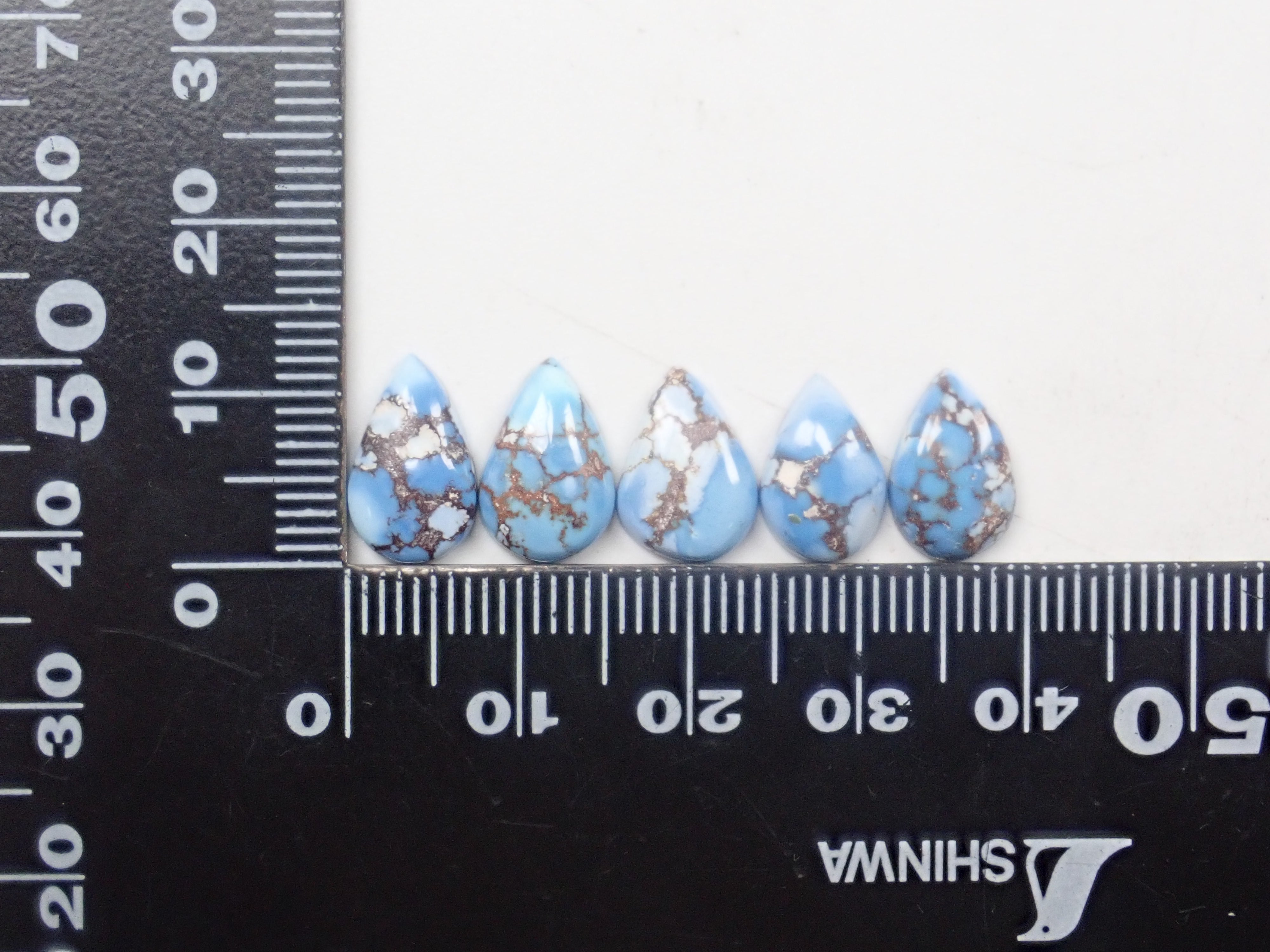 【2/28 22時販売】《限定11石》カザフスタン産ゴールデンヒルターコイズ（トルコ石,12月誕生石,平均1.3ct）《複数購入割引有》　