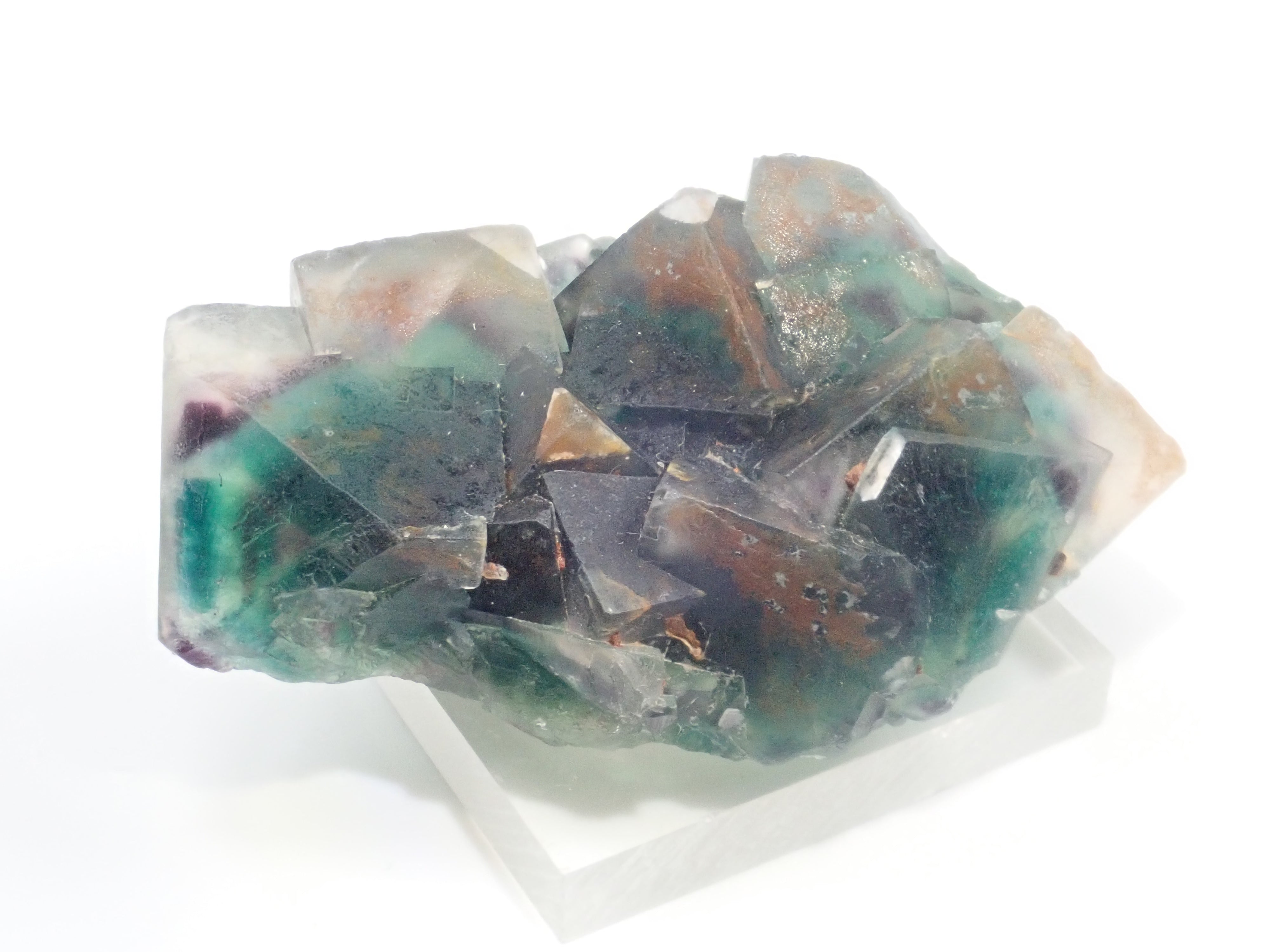 Fluorite rough stone from Namibia 5.0 x 6.3 x 2.0cm