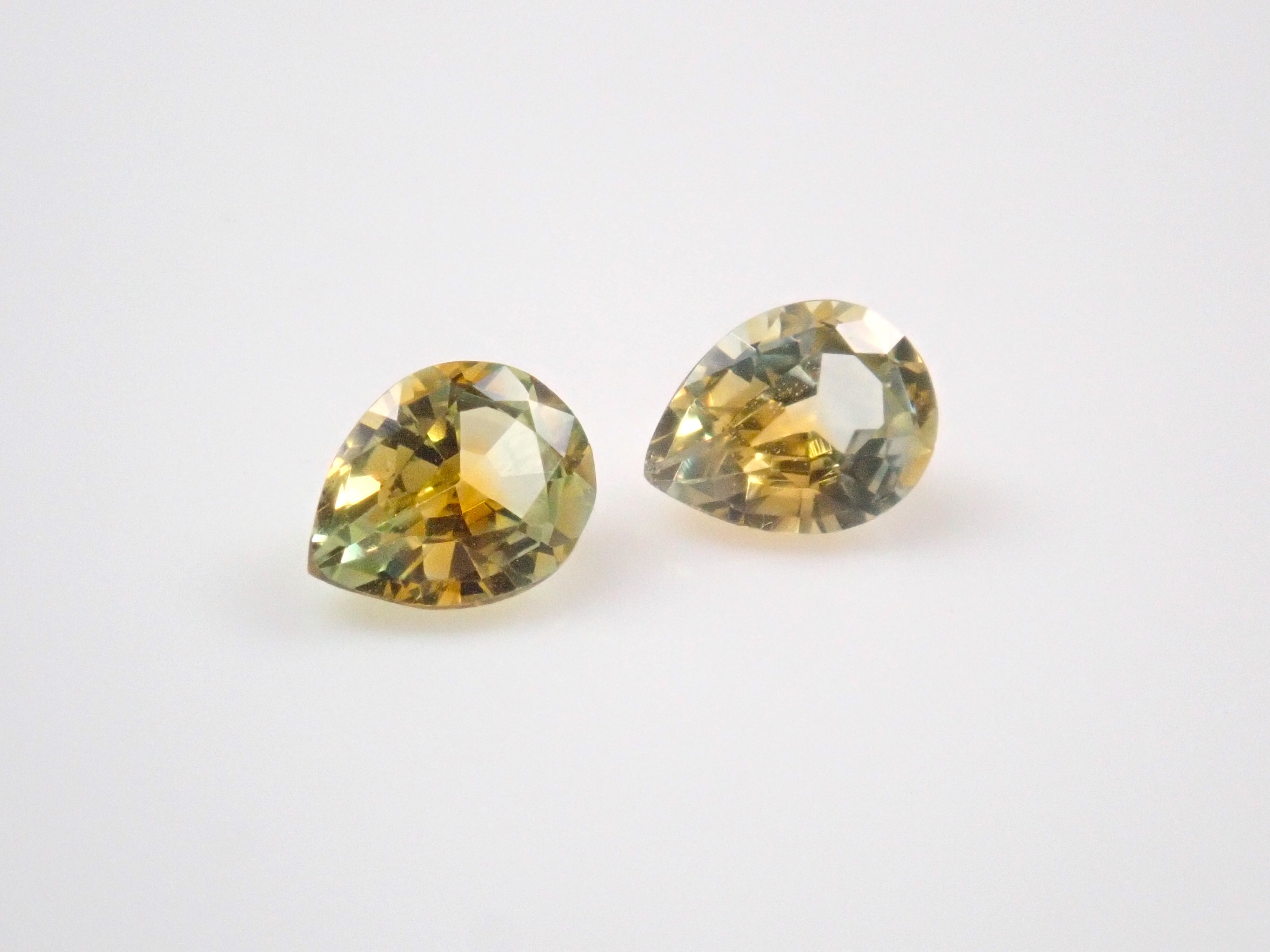 Montana Sapphire 2-Stone Loose Stone Set (Yellow Sapphire) {Multiple Purchase Discounts Available} 