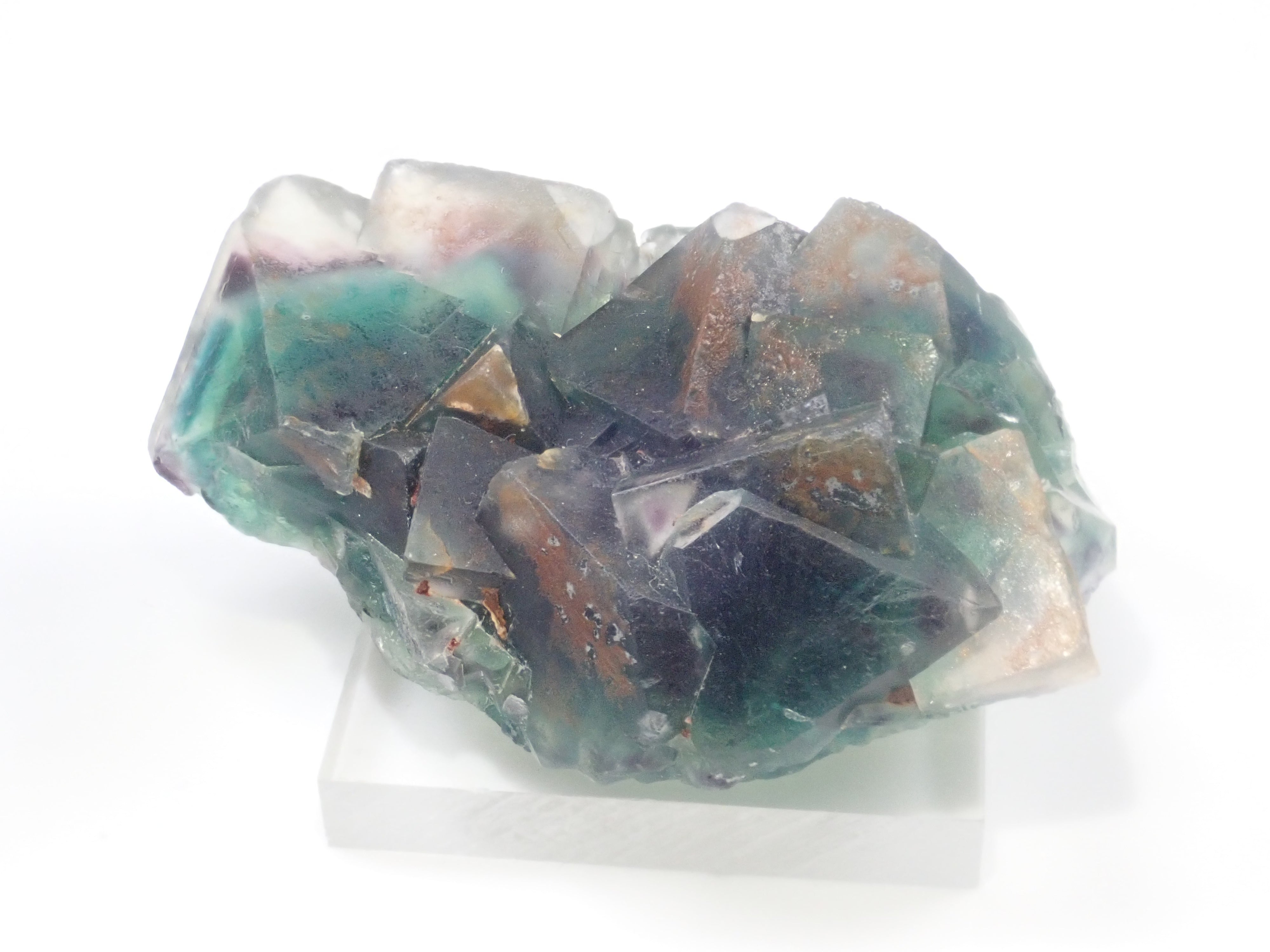 Fluorite rough stone from Namibia 5.0 x 6.3 x 2.0cm