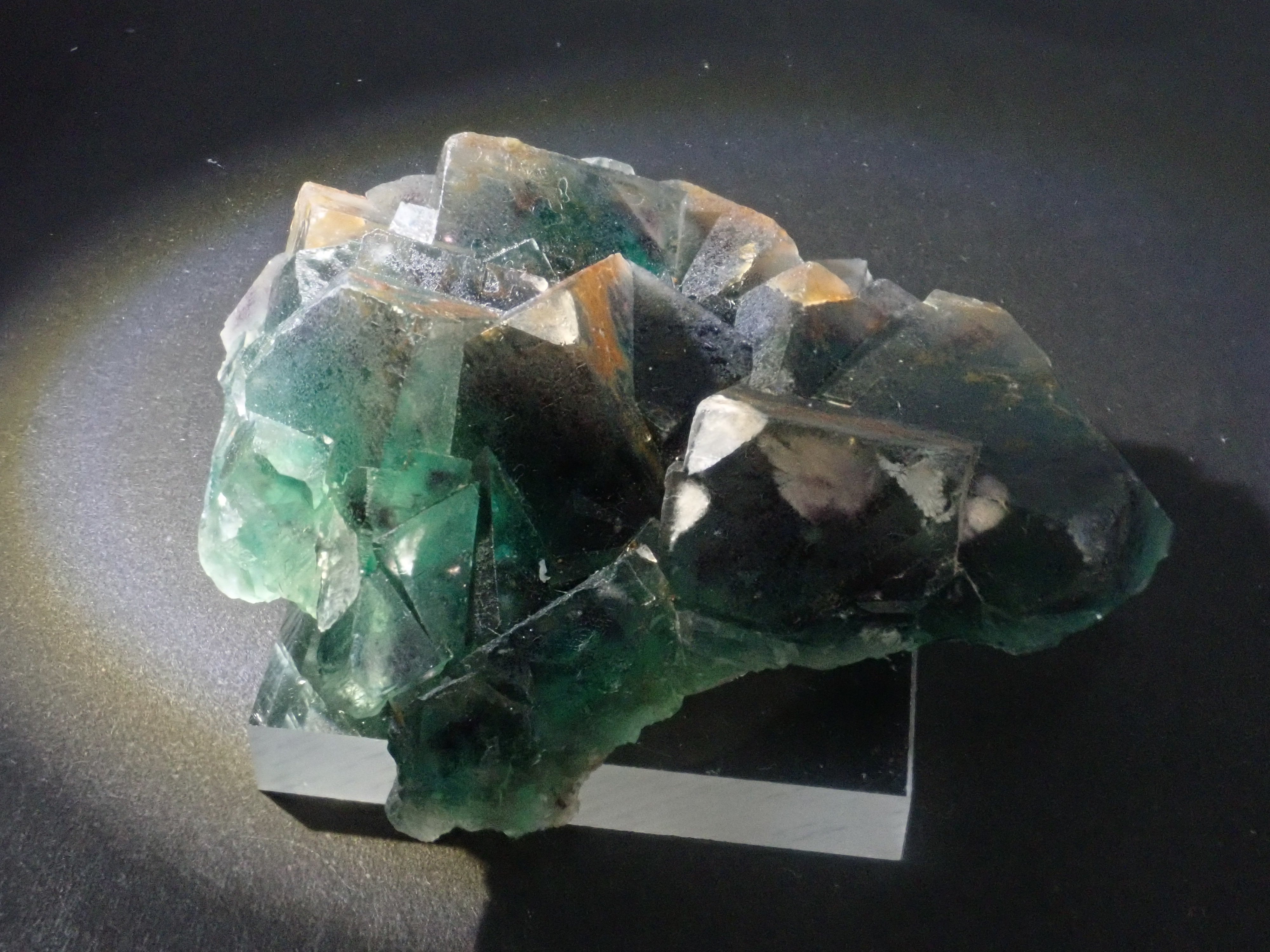 Fluorite rough stone from Namibia 5.0 x 6.3 x 2.0cm