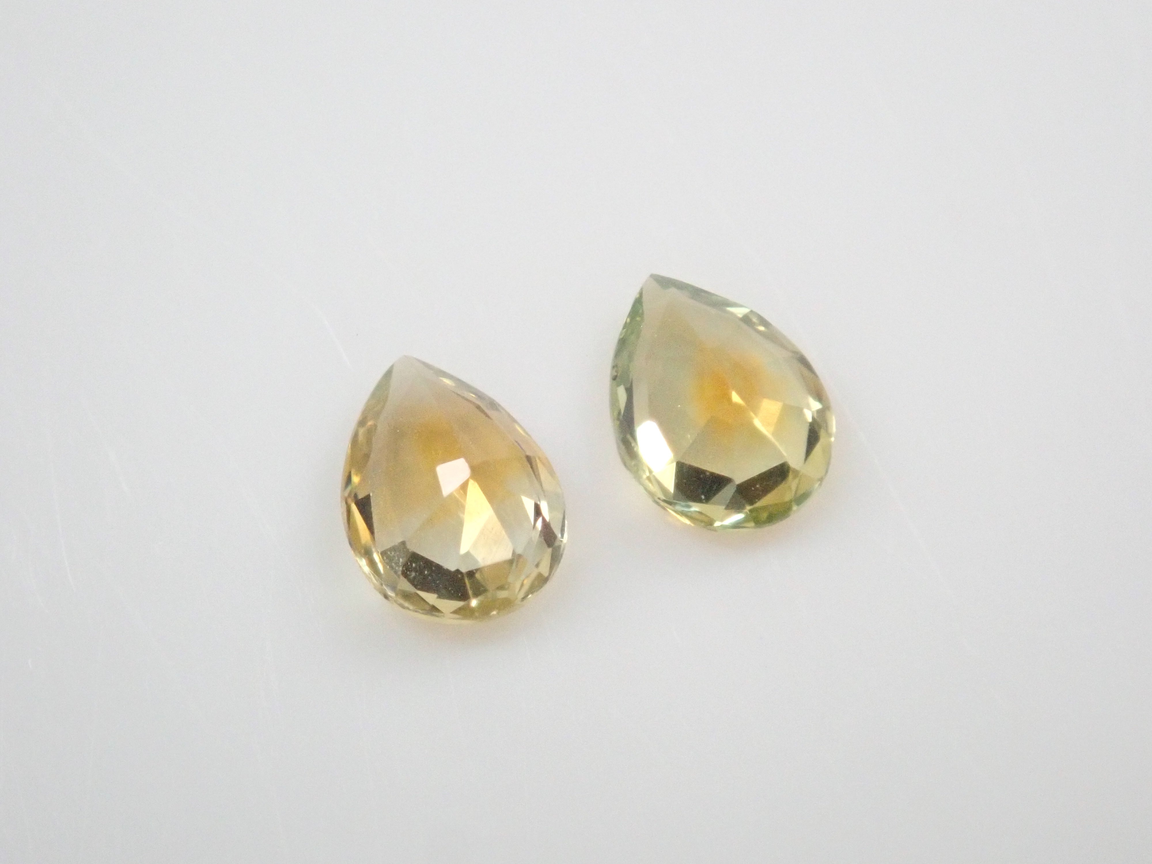 Montana Sapphire 2-Stone Loose Stone Set (Yellow Sapphire) {Multiple Purchase Discounts Available} 