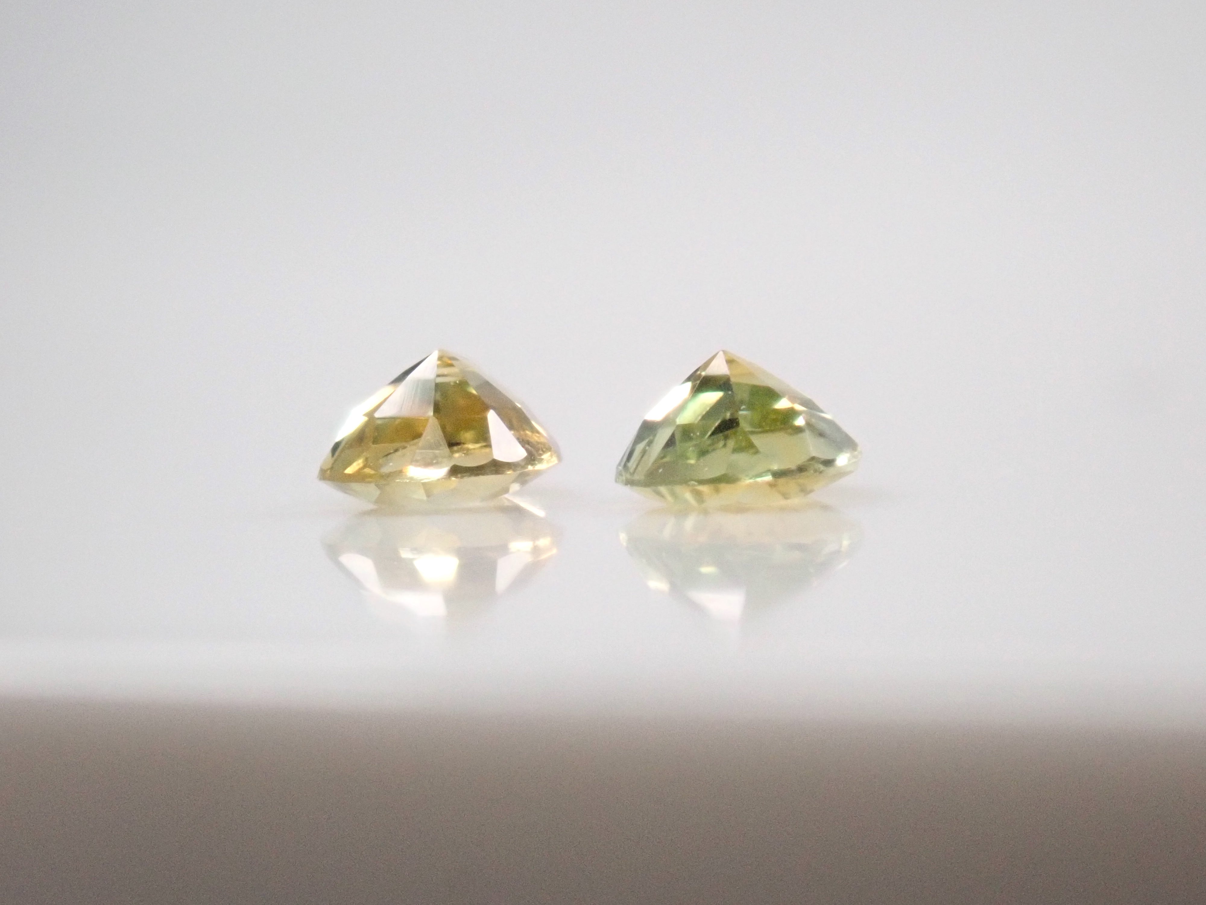 Montana Sapphire 2-Stone Loose Stone Set (Yellow Sapphire) {Multiple Purchase Discounts Available} 