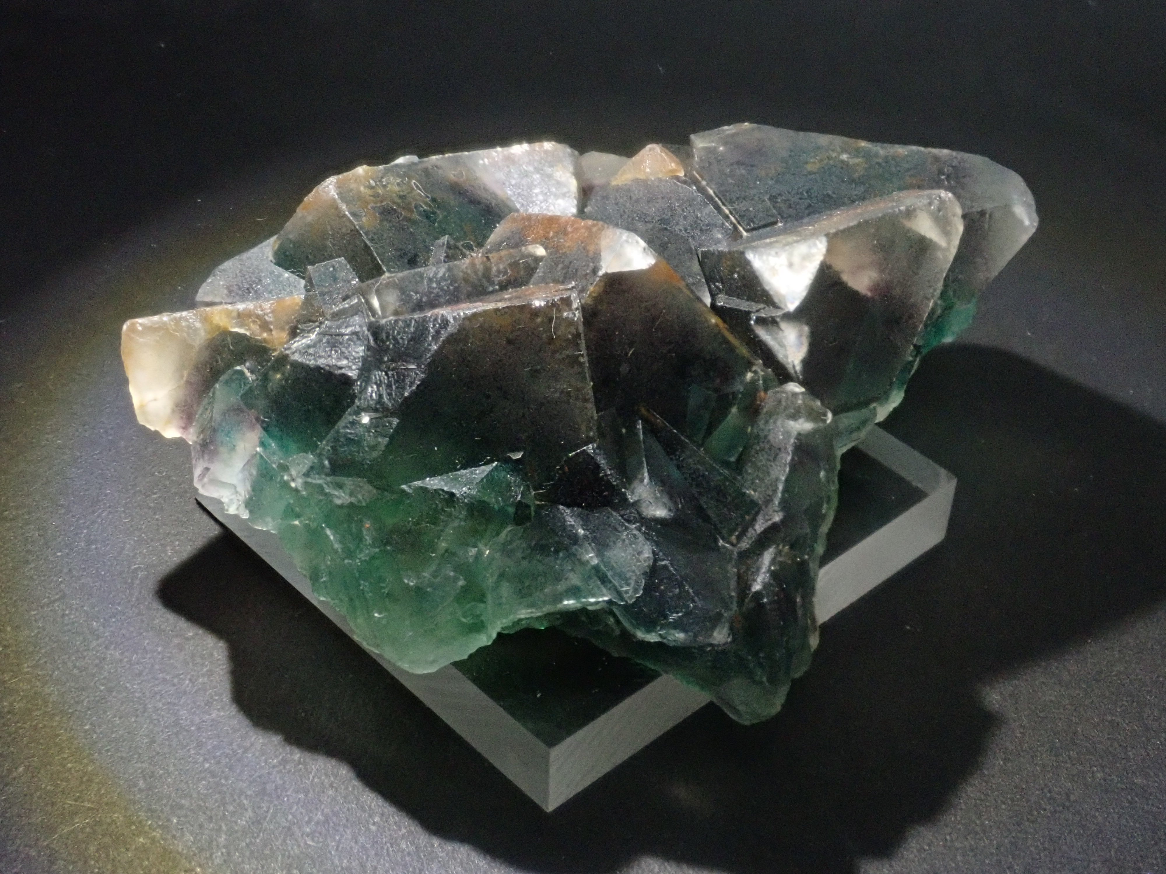 Fluorite rough stone from Namibia 5.0 x 6.3 x 2.0cm