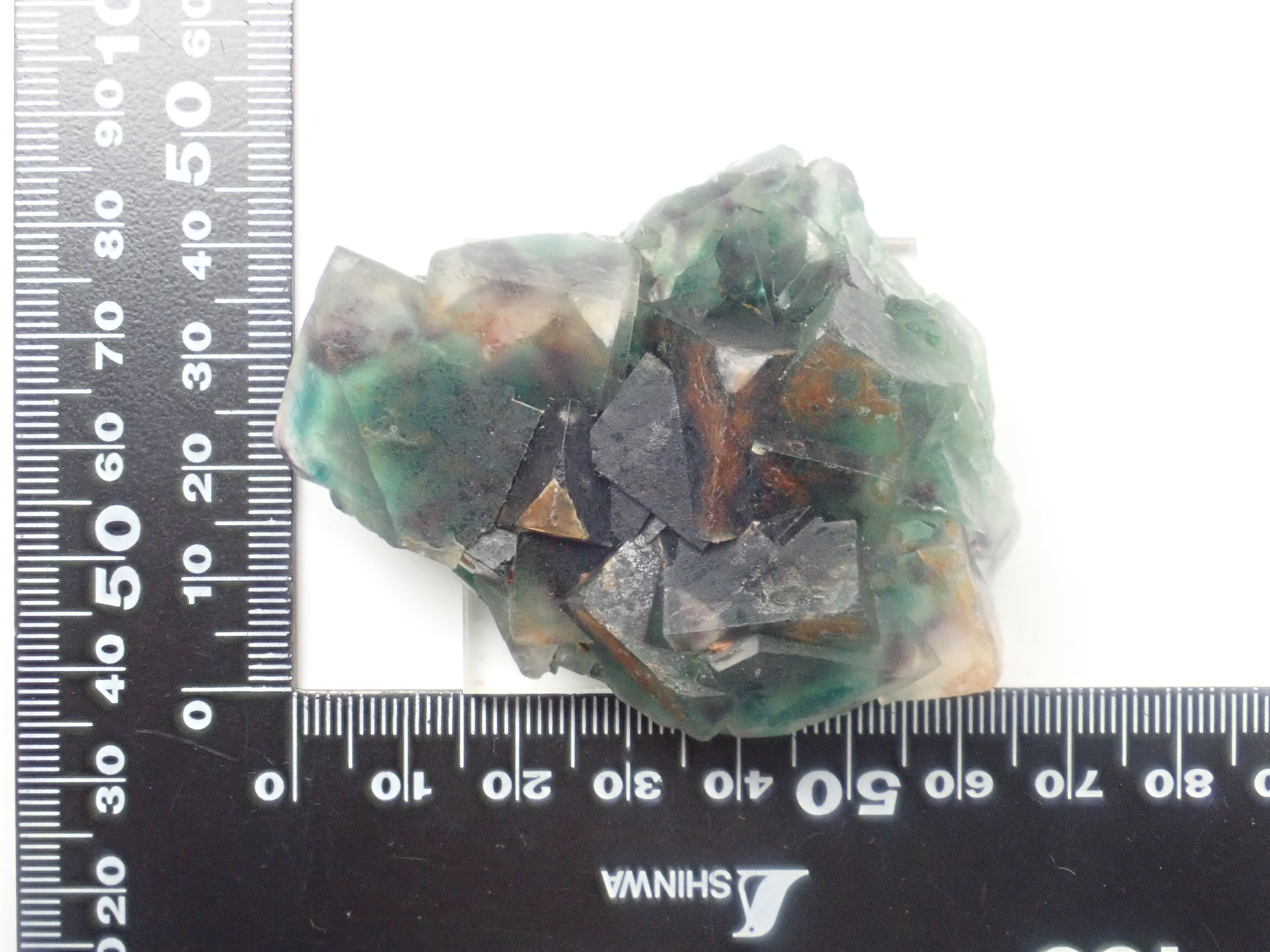 Fluorite rough stone from Namibia 5.0 x 6.3 x 2.0cm