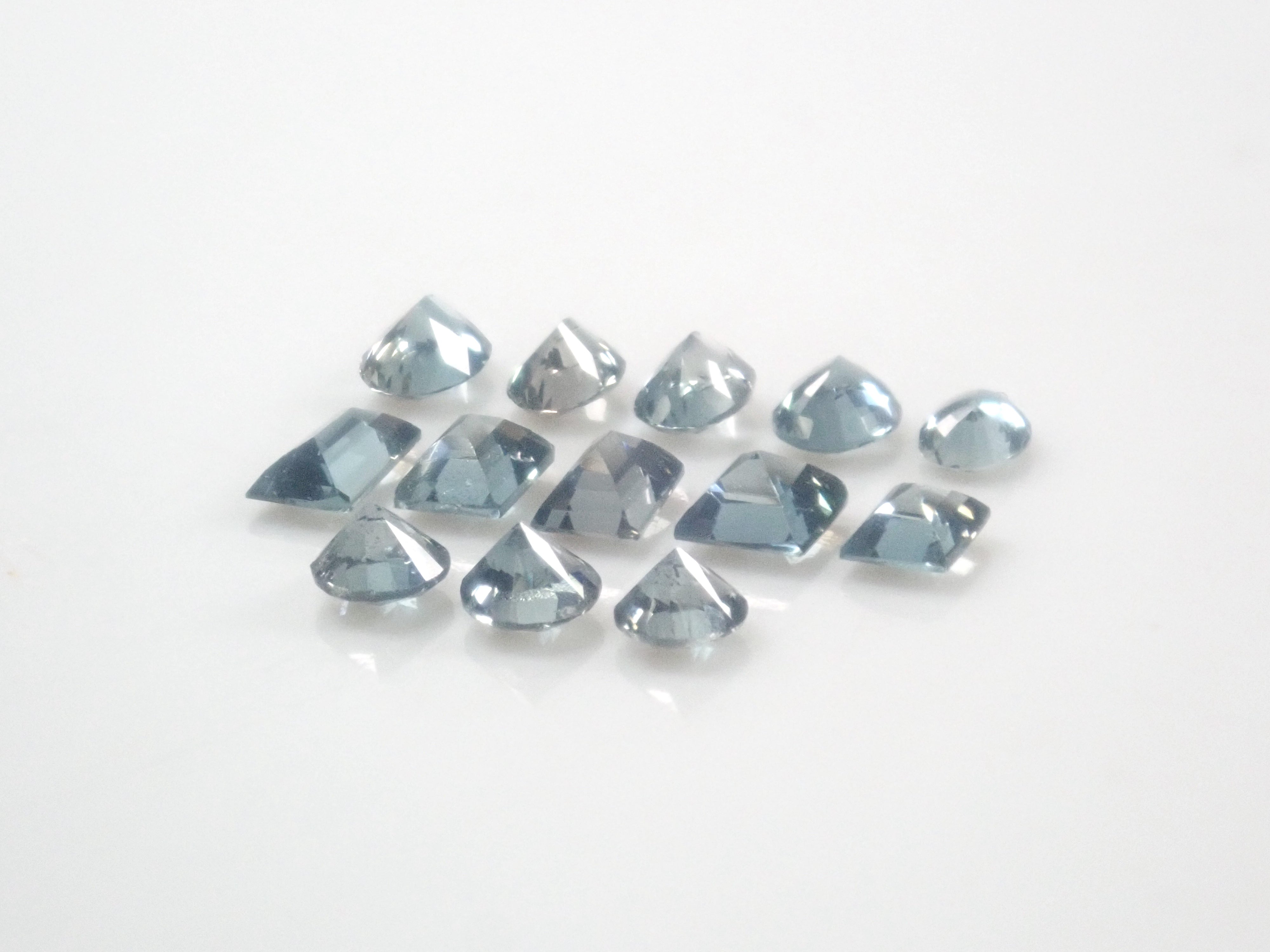 [Sale on 7/ at 10 PM] "Limited to 13 Stones" Madagascar Sapphirine, average 0.09ct "Multiple Purchase Discount Available"