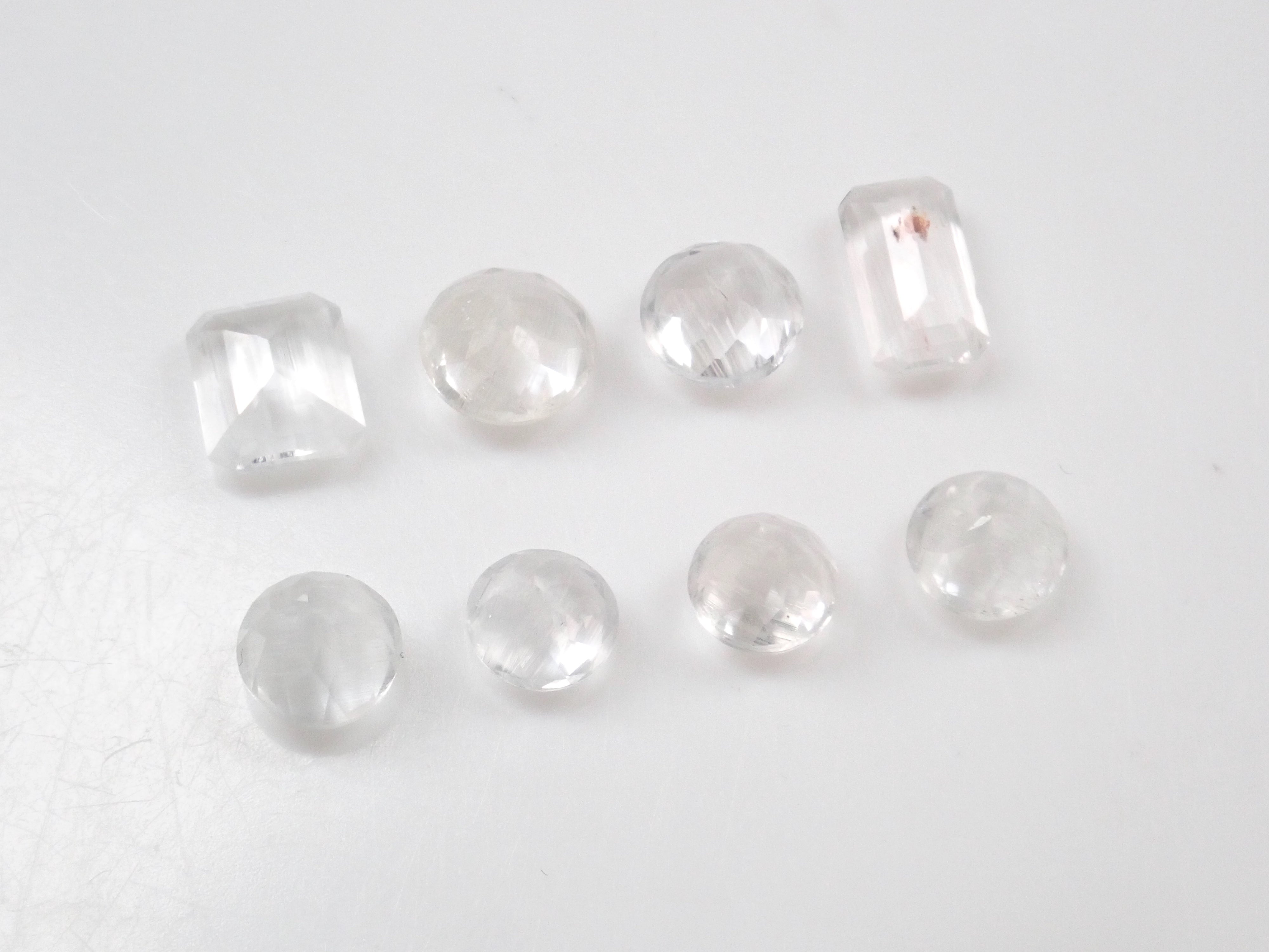 Limited to 8 stones: 1 loose Madagascar needle-in topaz (average 1.2 carats) Multiple purchase discounts available