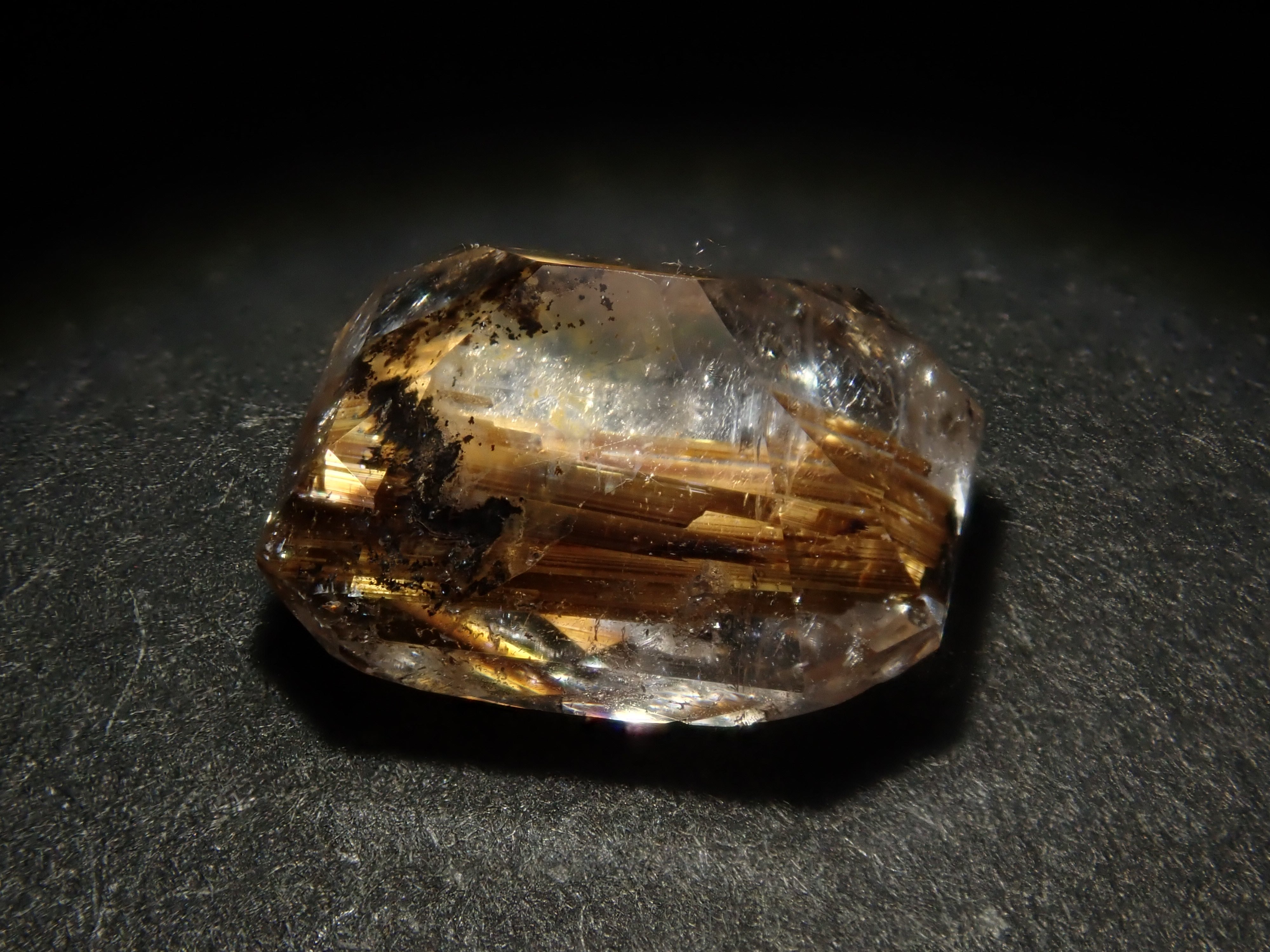 Brazilian copper rutilated quartz 1.354ct loose stone