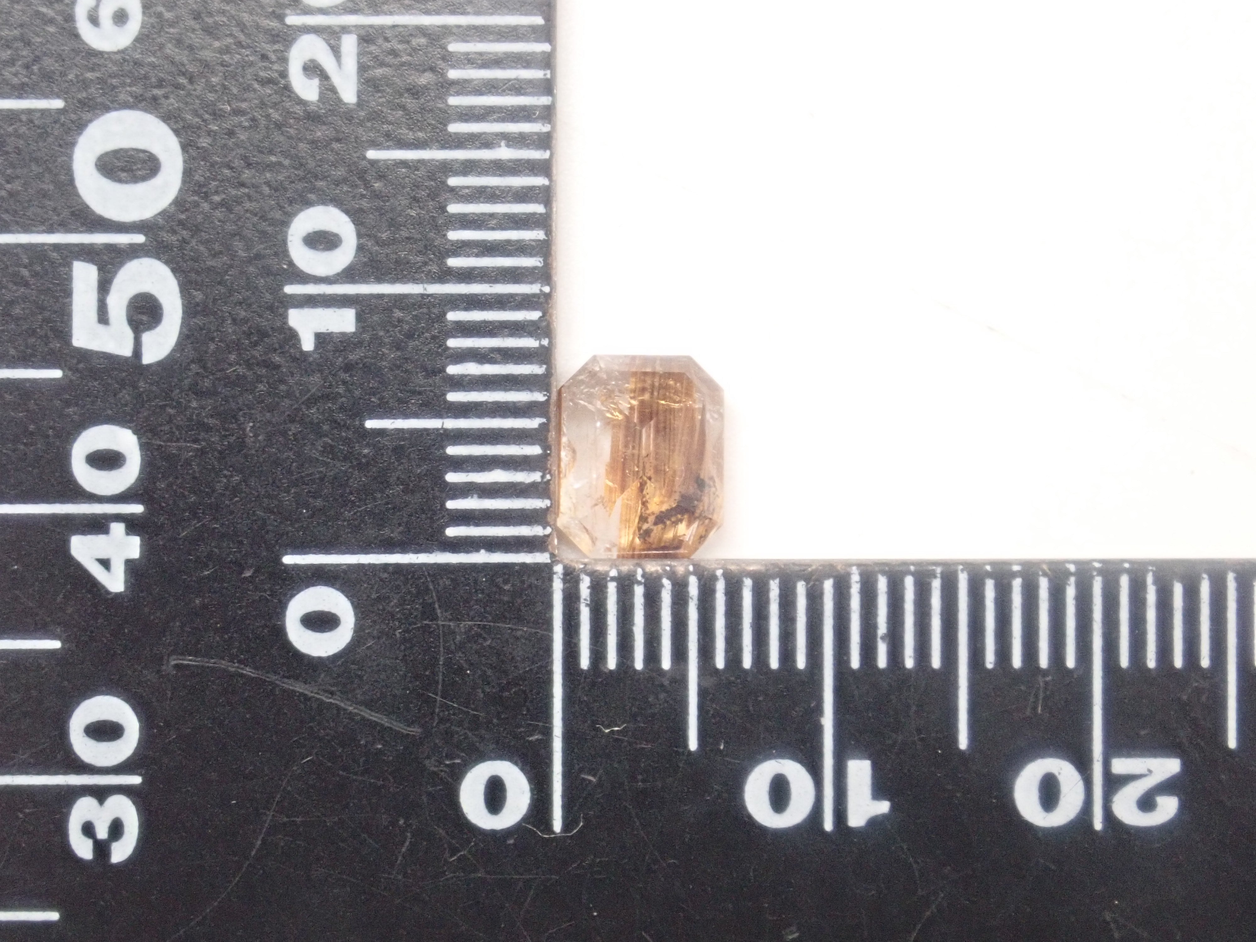 Brazilian copper rutilated quartz 1.354ct loose stone