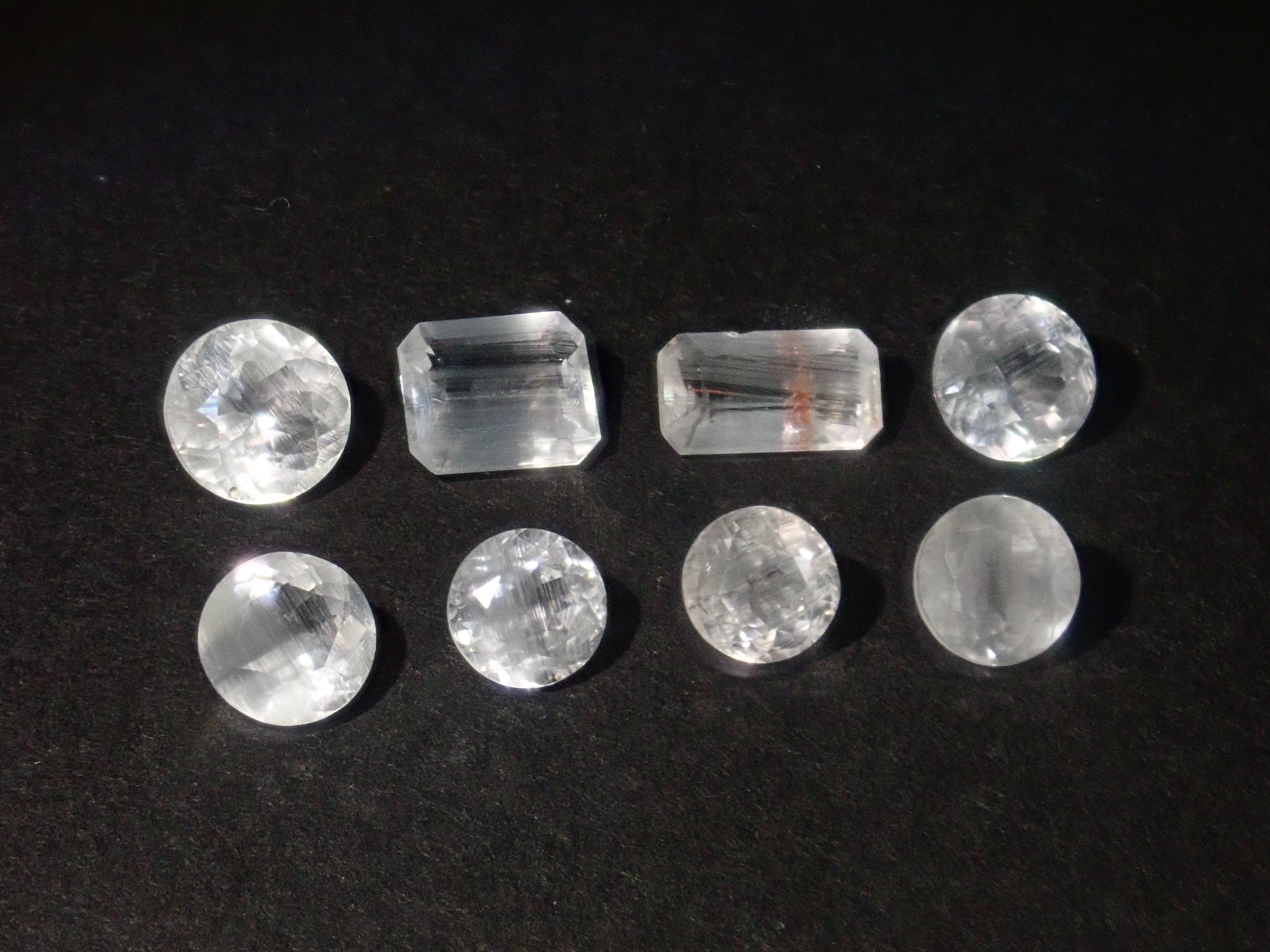 Limited to 8 stones: 1 loose Madagascar needle-in topaz (average 1.2 carats) Multiple purchase discounts available