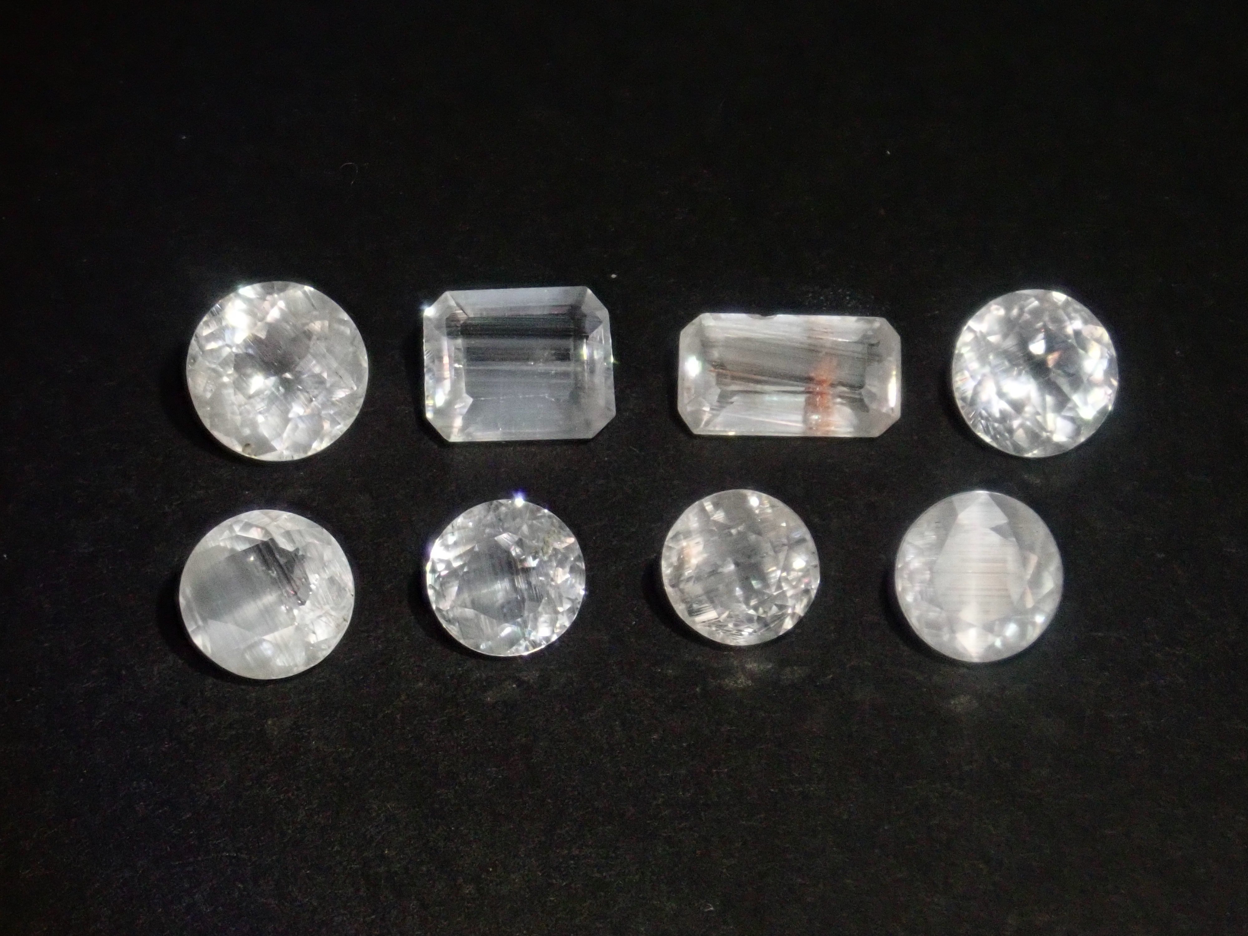 Limited to 8 stones: 1 loose Madagascar needle-in topaz (average 1.2 carats) Multiple purchase discounts available