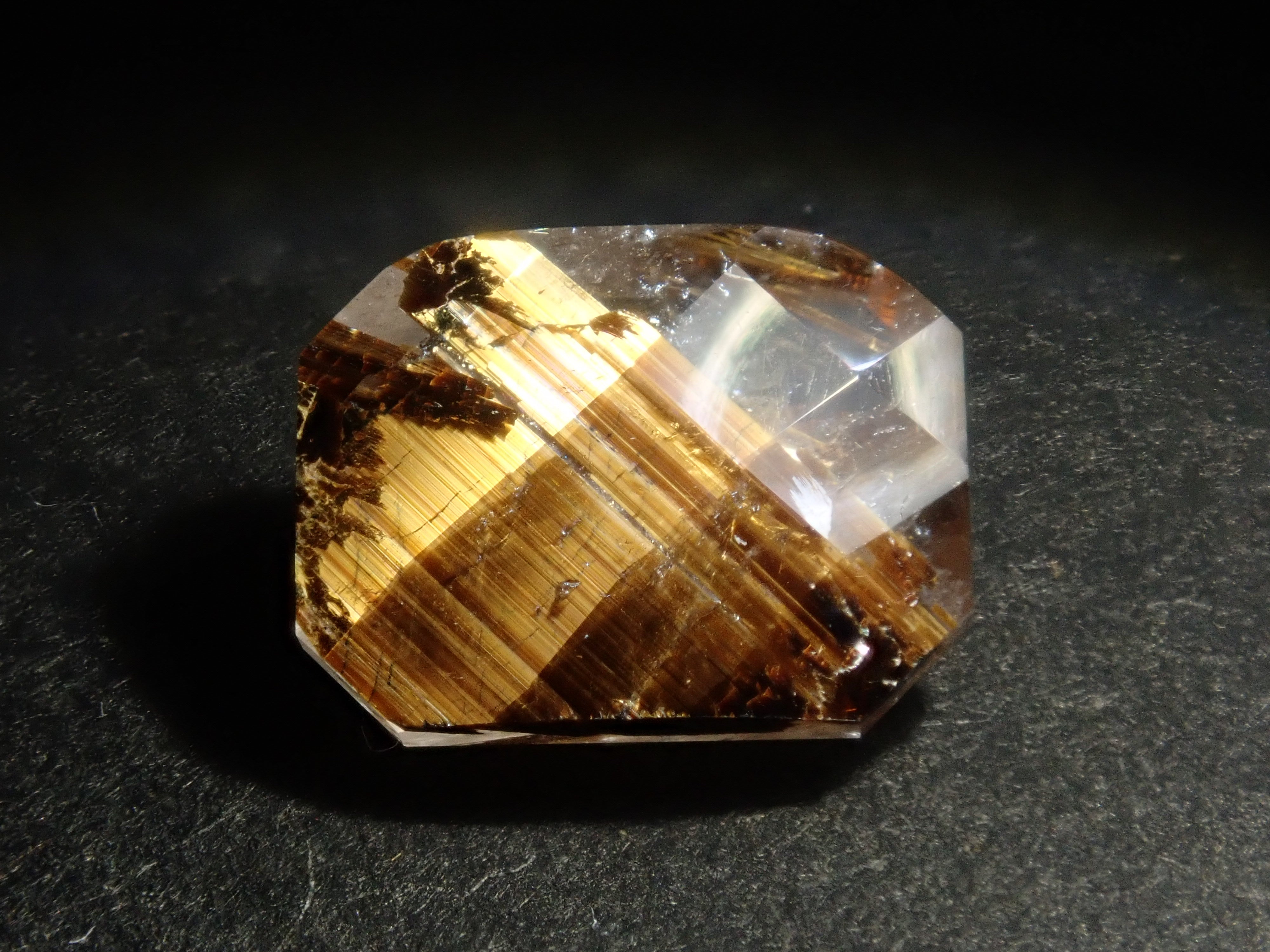 Brazilian copper rutilated quartz 1.643ct loose stone