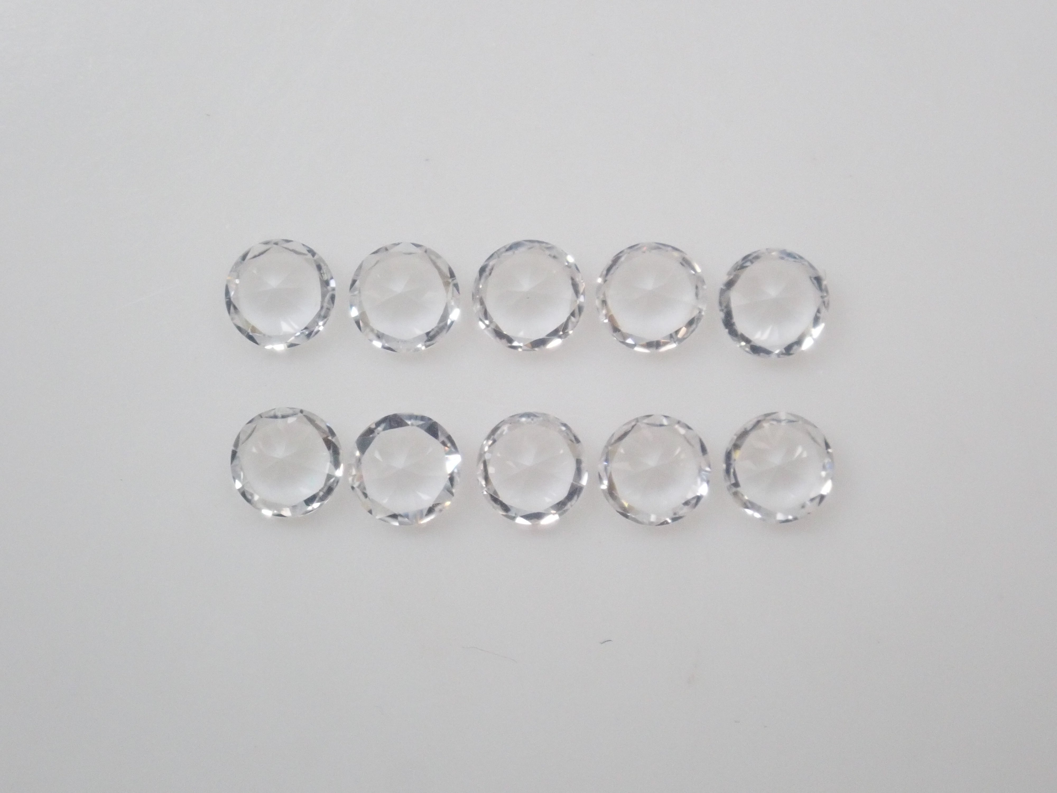 【9/20 22時販売】《数量限定》ロシア産フェナカイト（ラウンドカット,3mm）1石ルース《複数購入割引有》