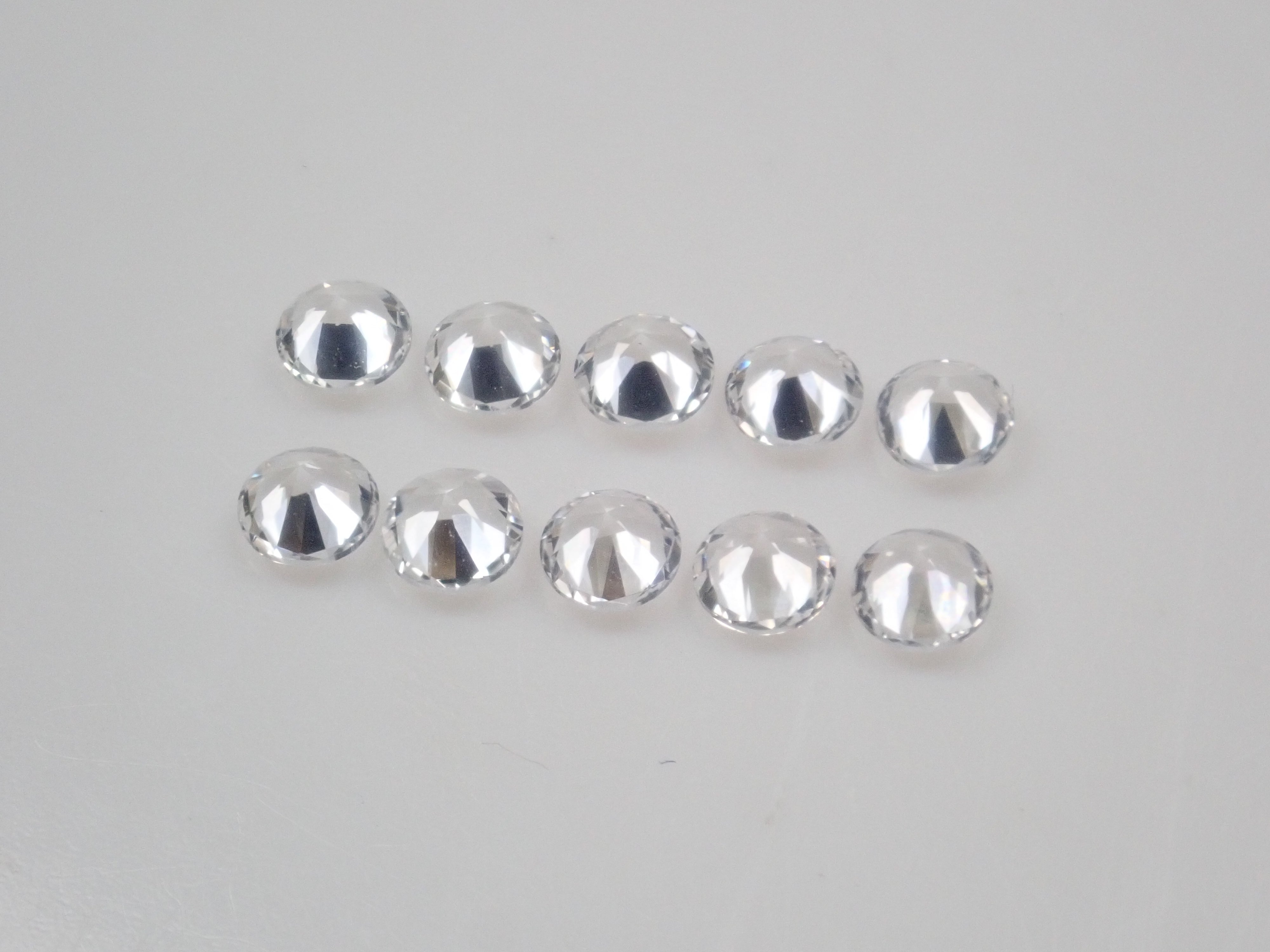 【9/20 22時販売】《数量限定》ロシア産フェナカイト（ラウンドカット,3mm）1石ルース《複数購入割引有》