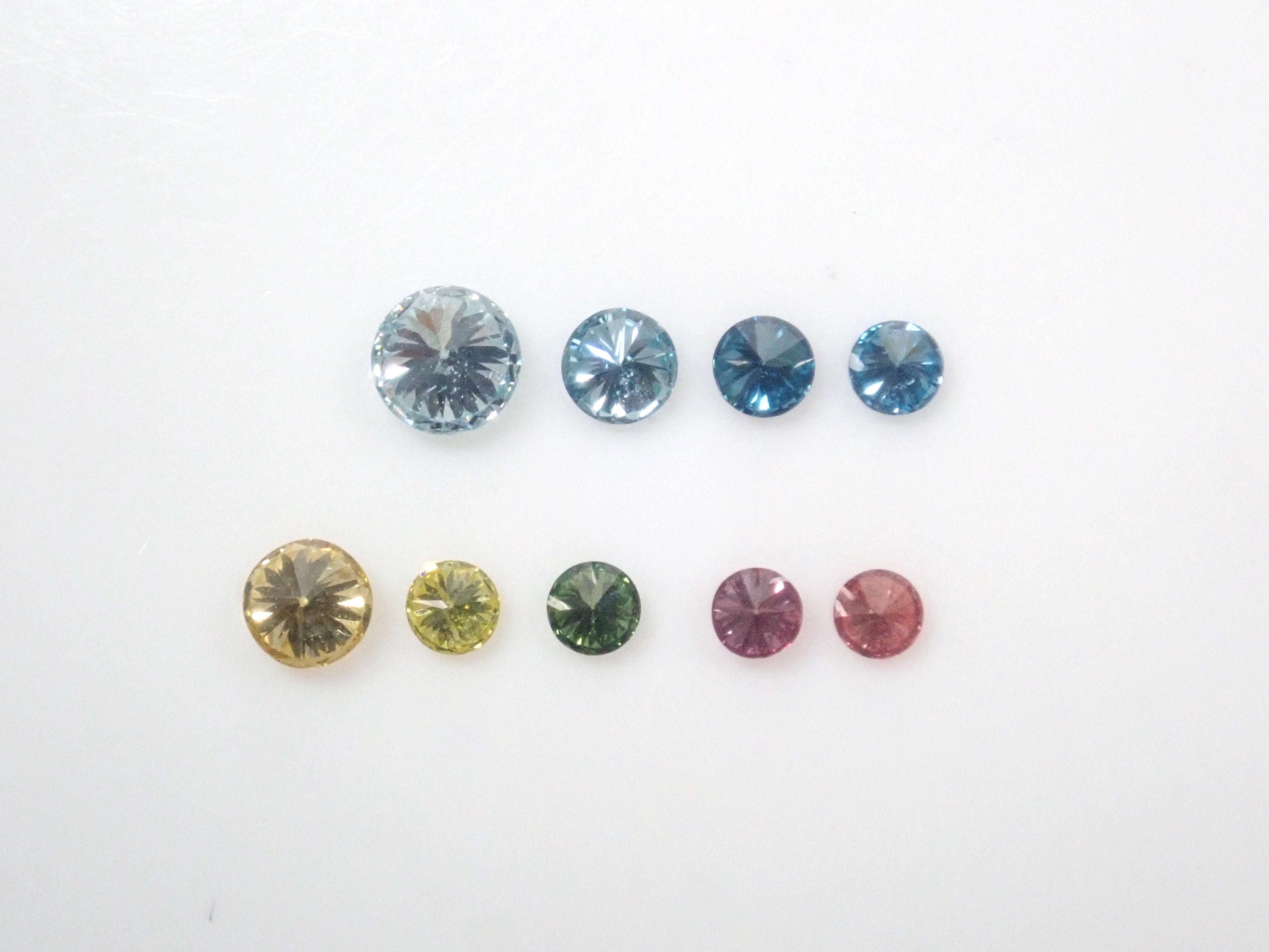 [On sale at 22:00 on 2/24] {Limited to 9 stones} Diamond Gacha💎 1 loose treated diamond (ice blue, purple, etc. / 1.7-3.0mm) {Multiple purchase discount available}