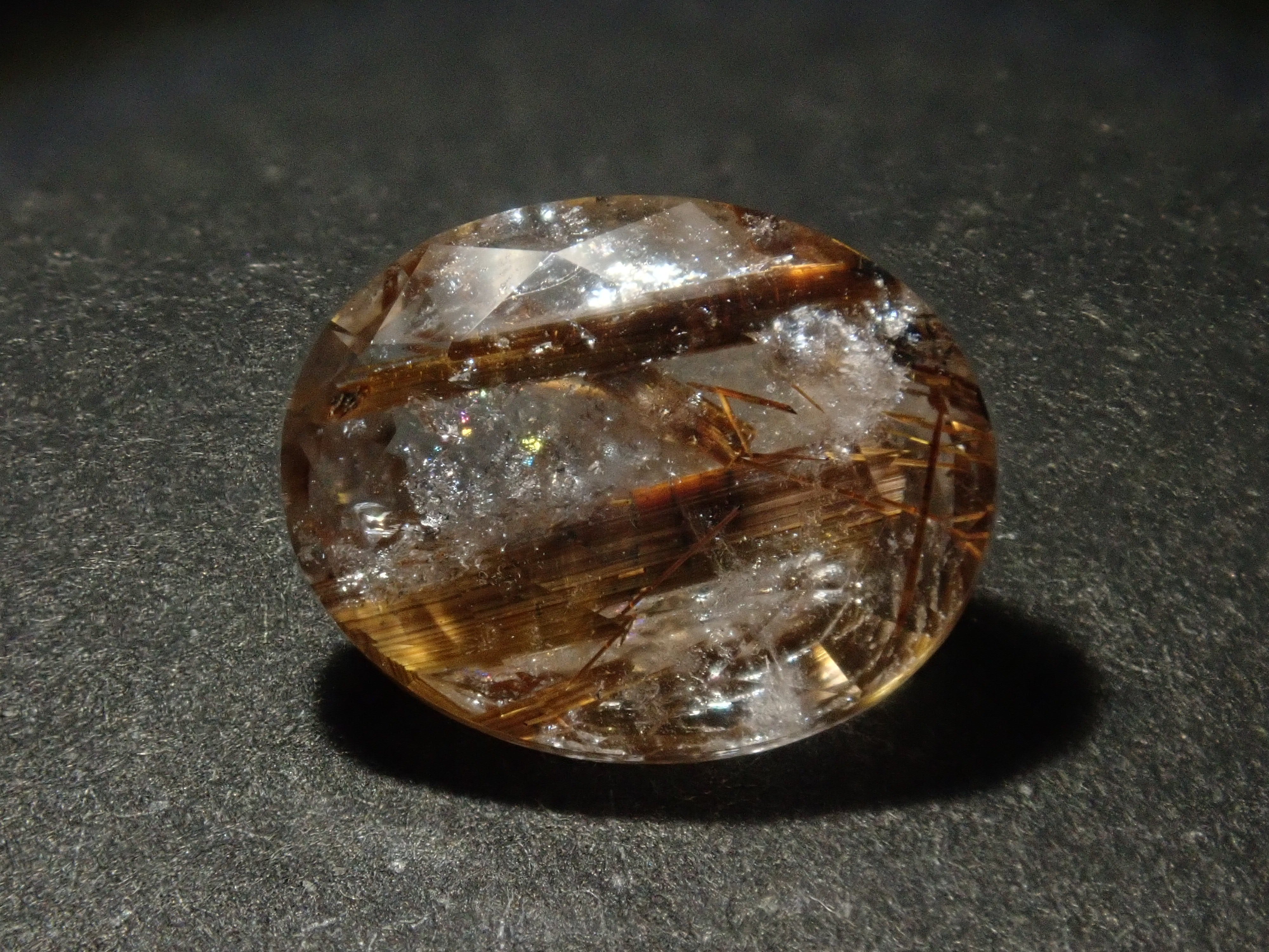 Brazilian copper rutilated quartz 2.073ct loose stone