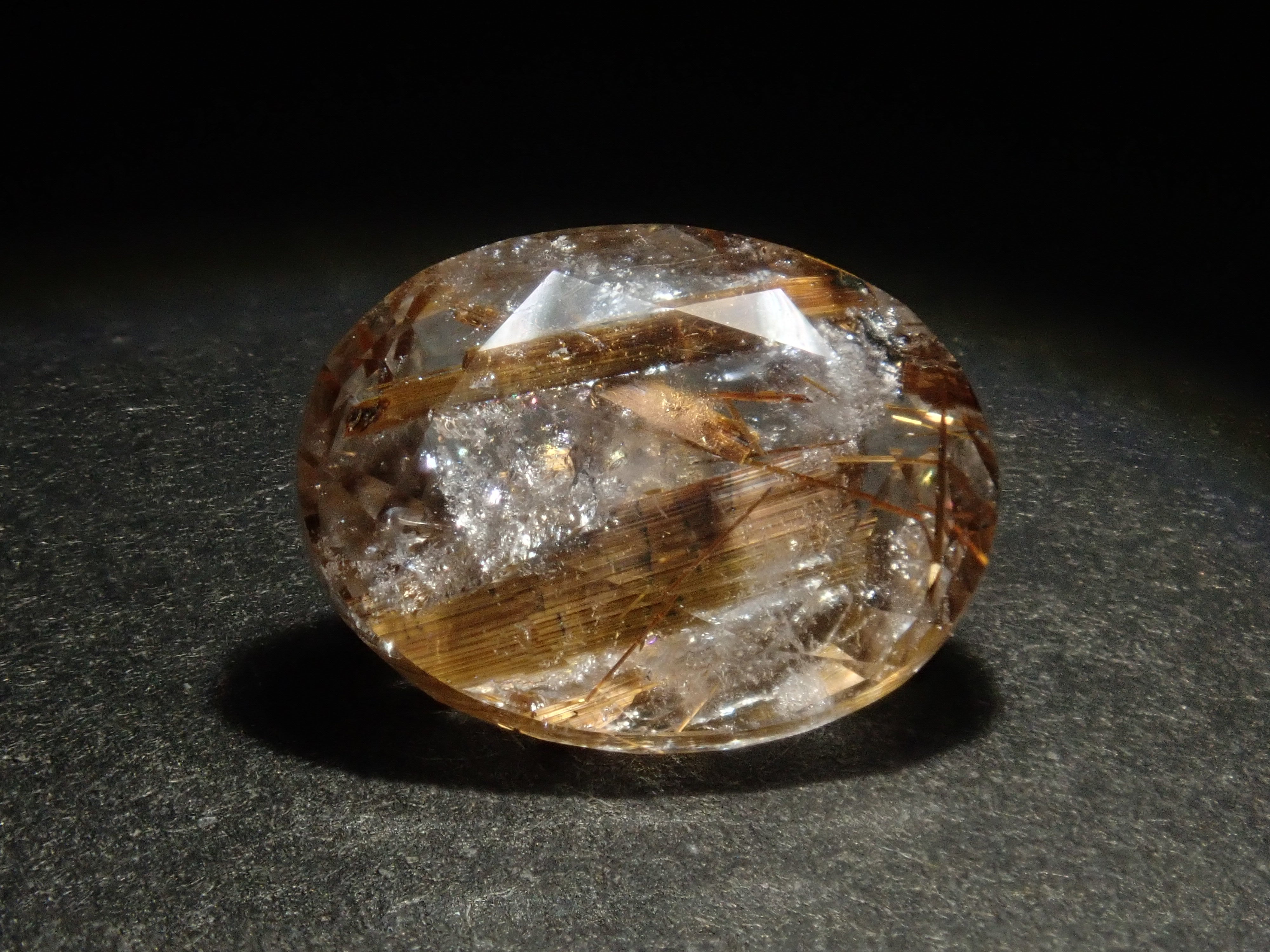 Brazilian copper rutilated quartz 2.073ct loose stone