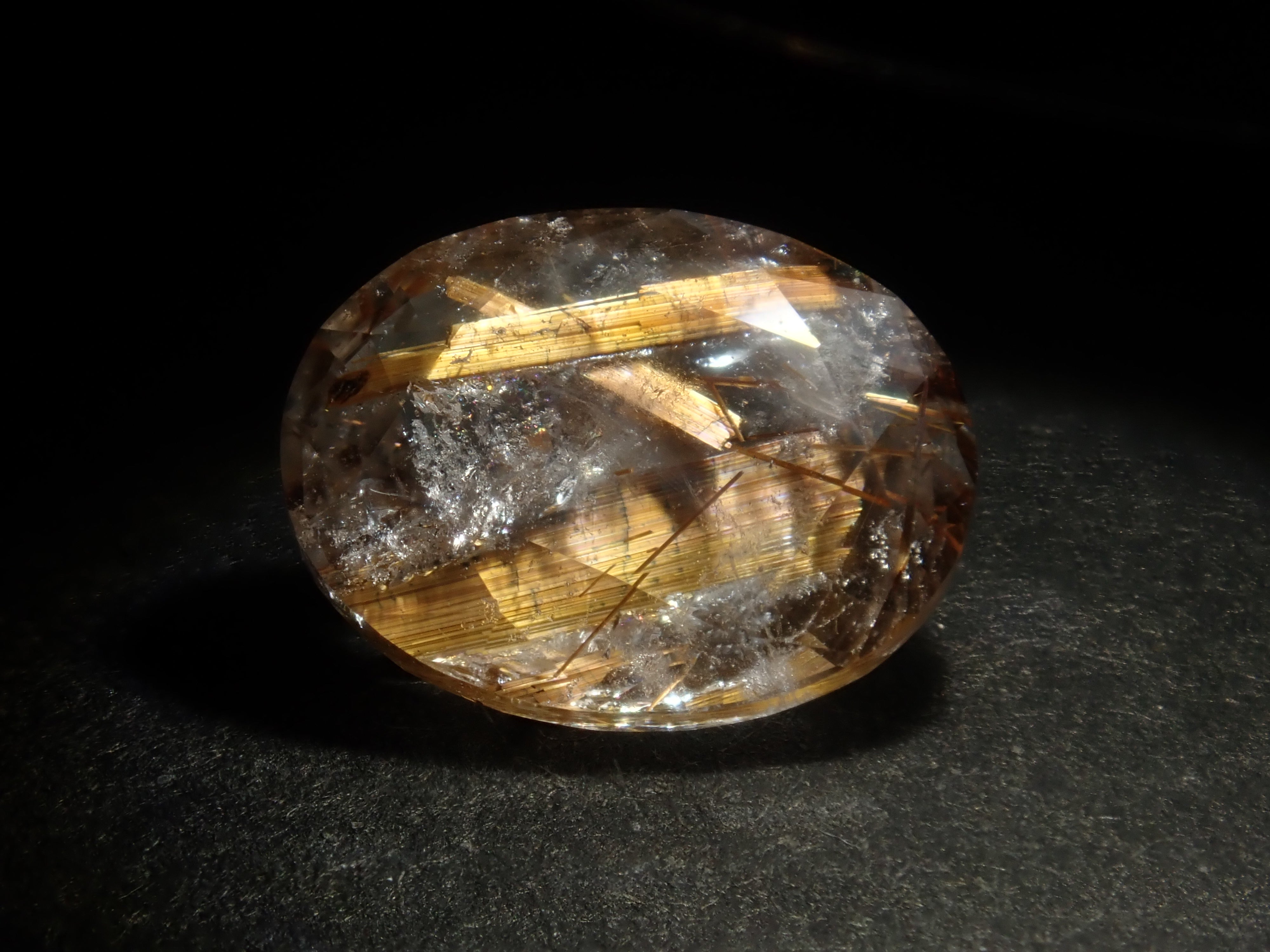 Brazilian copper rutilated quartz 2.073ct loose stone