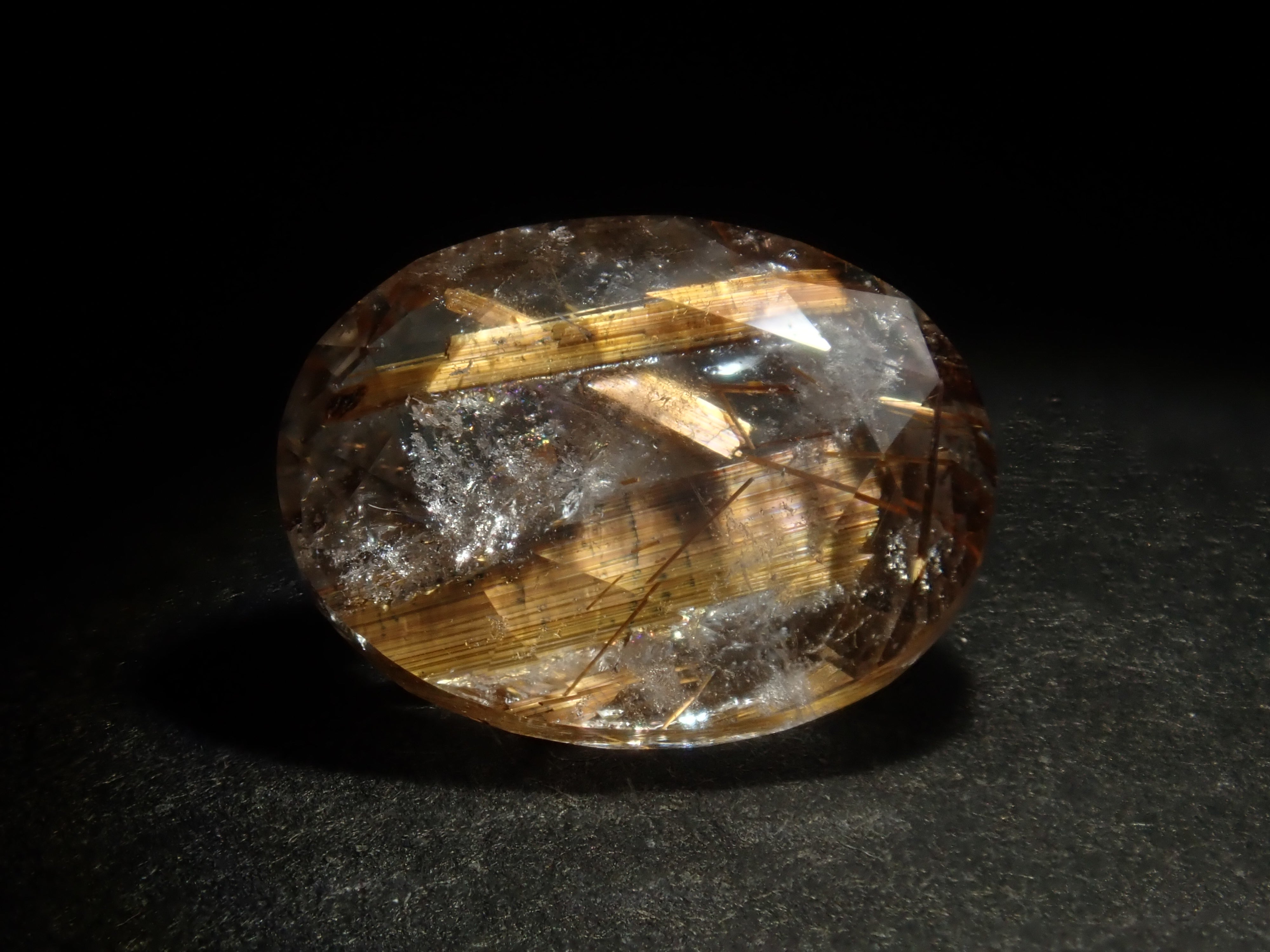 Brazilian copper rutilated quartz 2.073ct loose stone