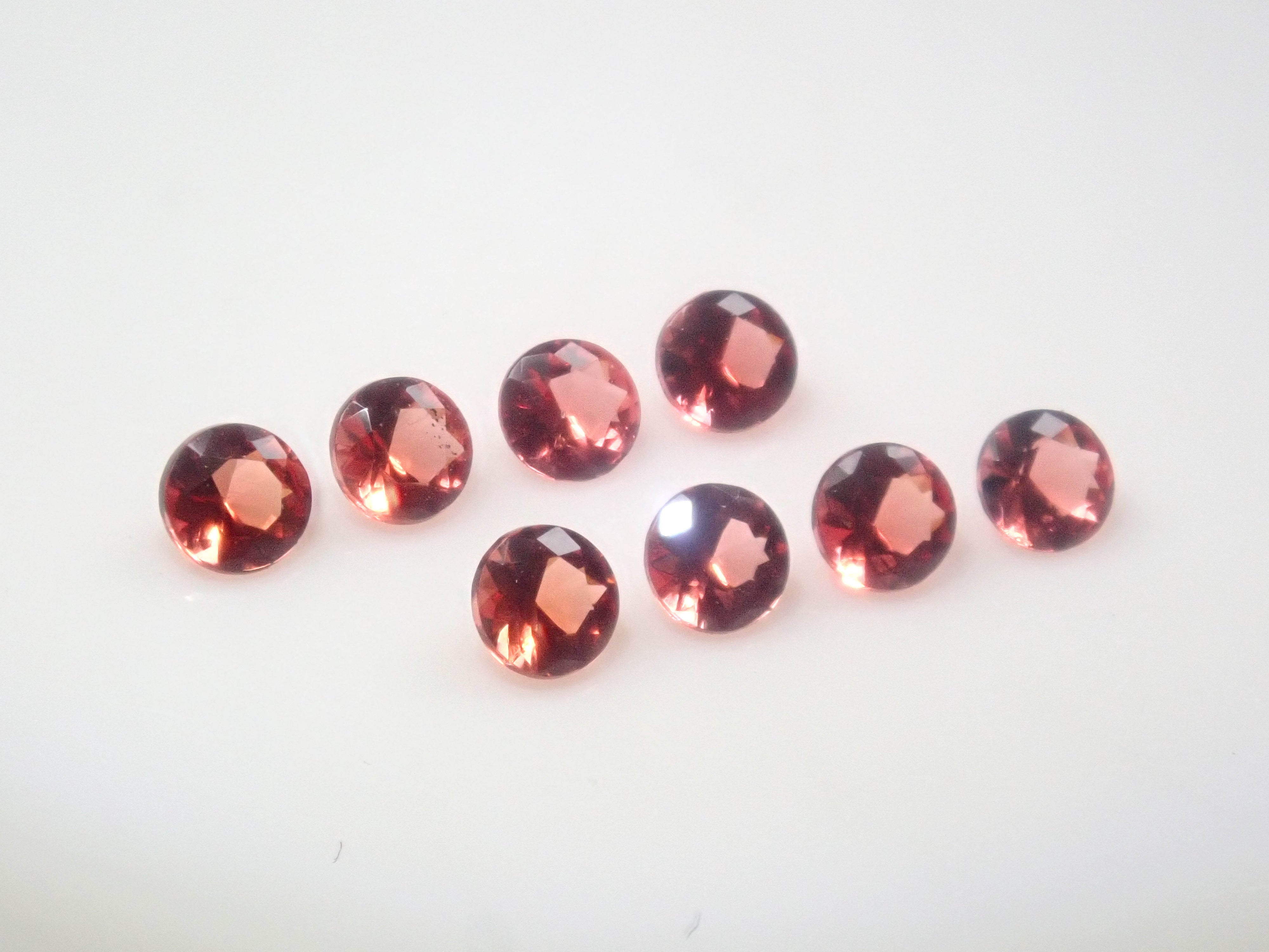 Limited to 8 stones - New in Tucson - Canadian Eudialite (Round Cut, Approx. 2mm) - Multiple purchase discounts available
