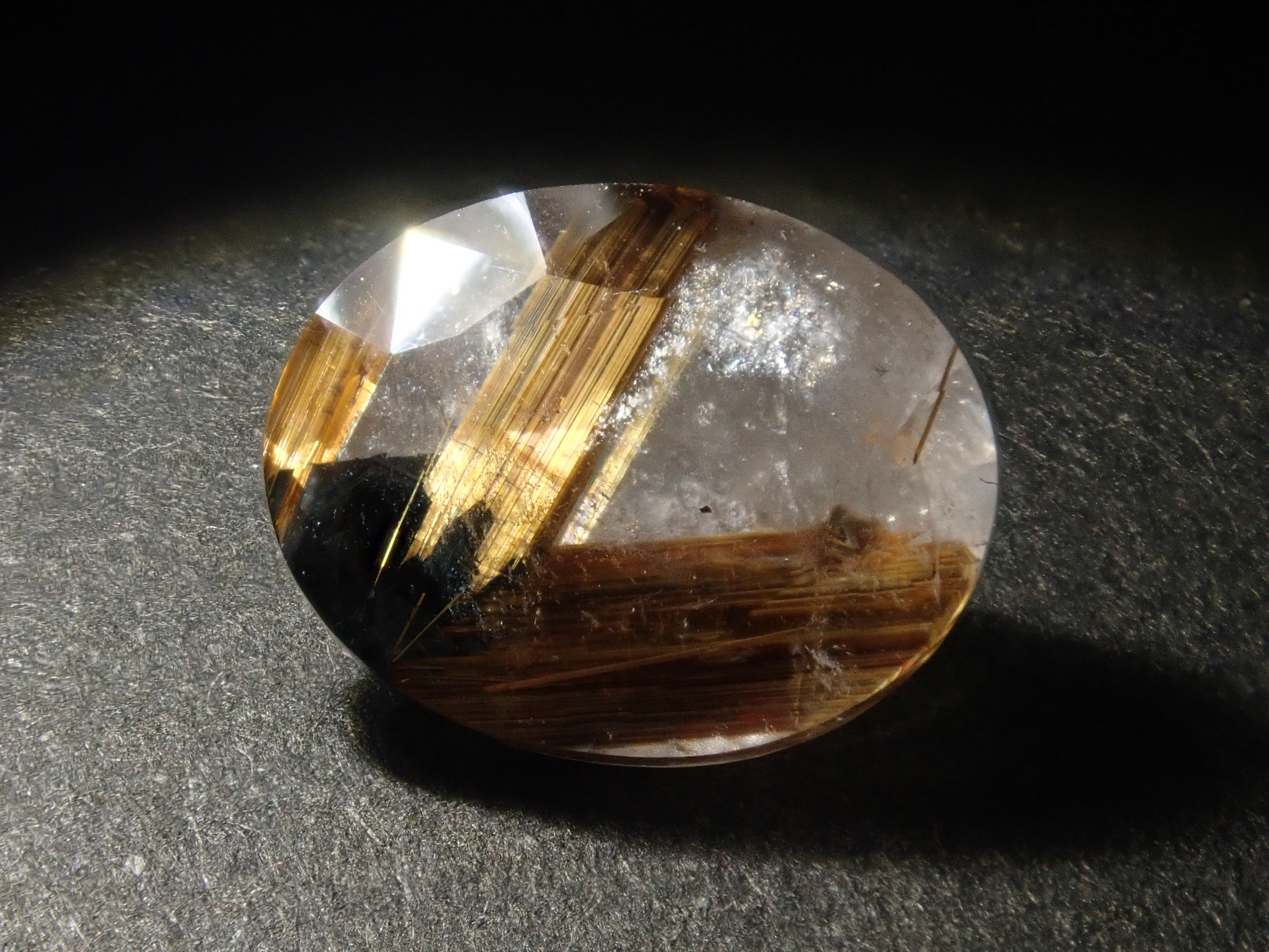 Brazilian copper rutilated quartz 2.211ct loose stone