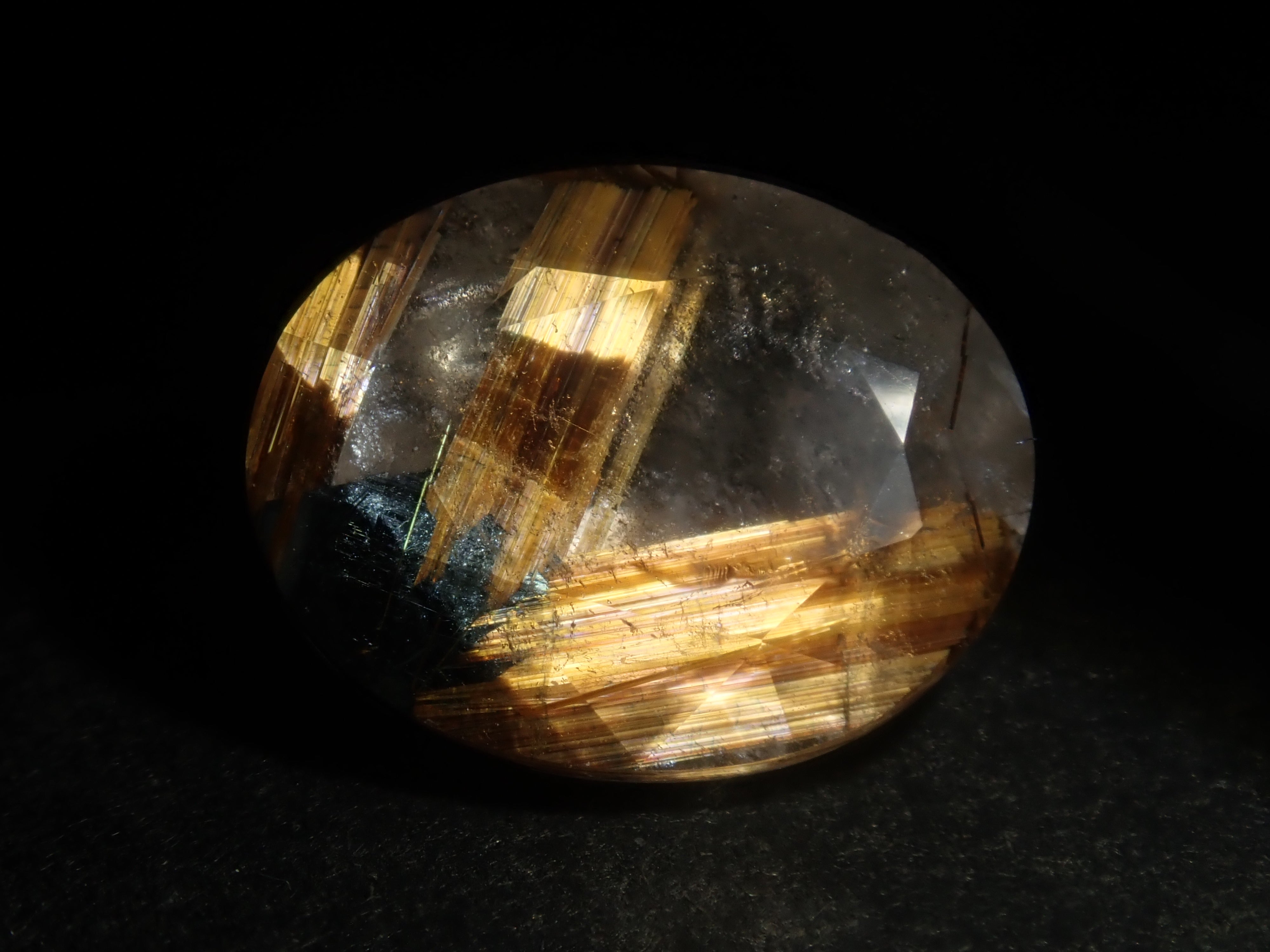 Brazilian copper rutilated quartz 2.211ct loose stone