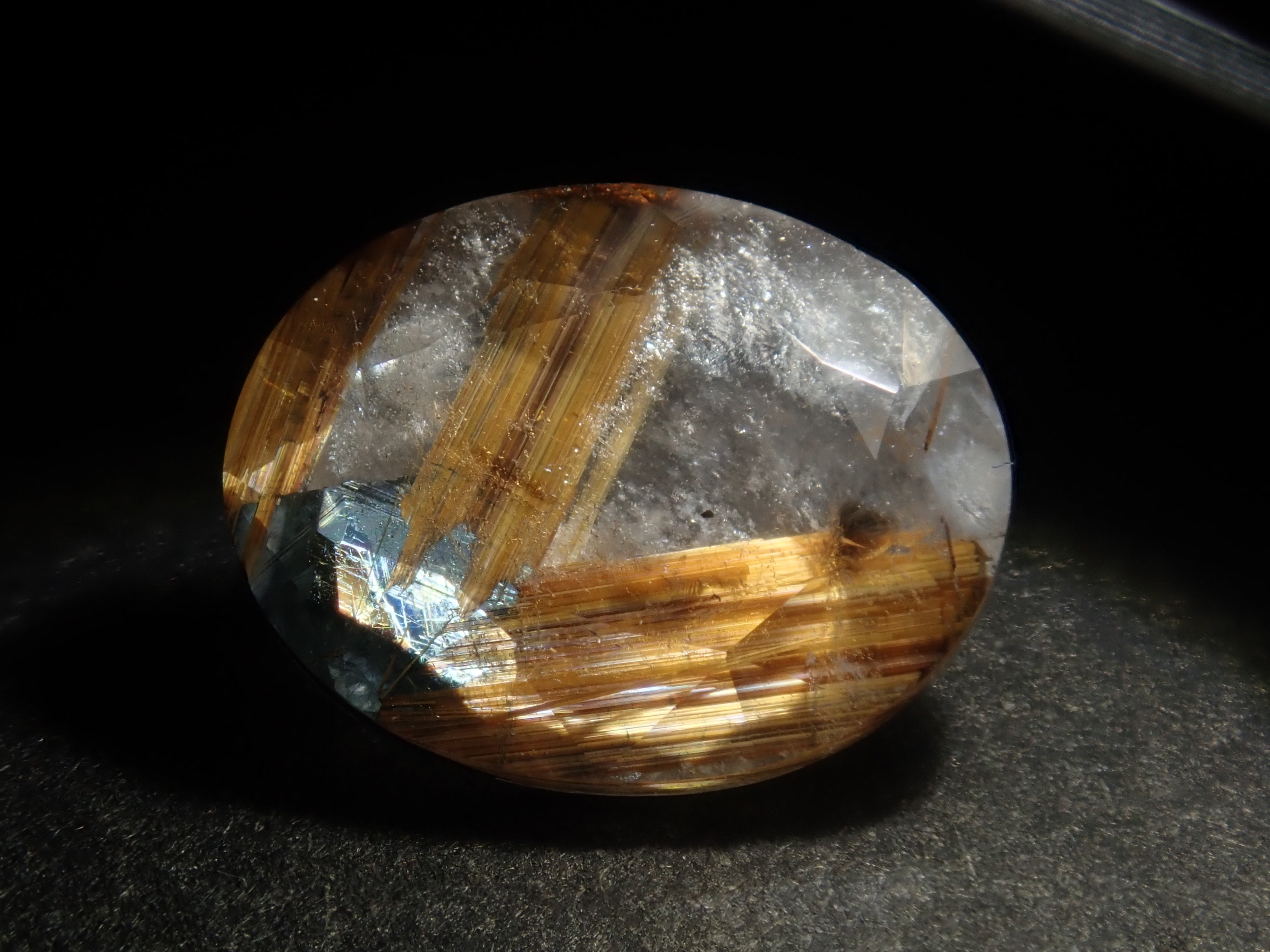 Brazilian copper rutilated quartz 2.211ct loose stone