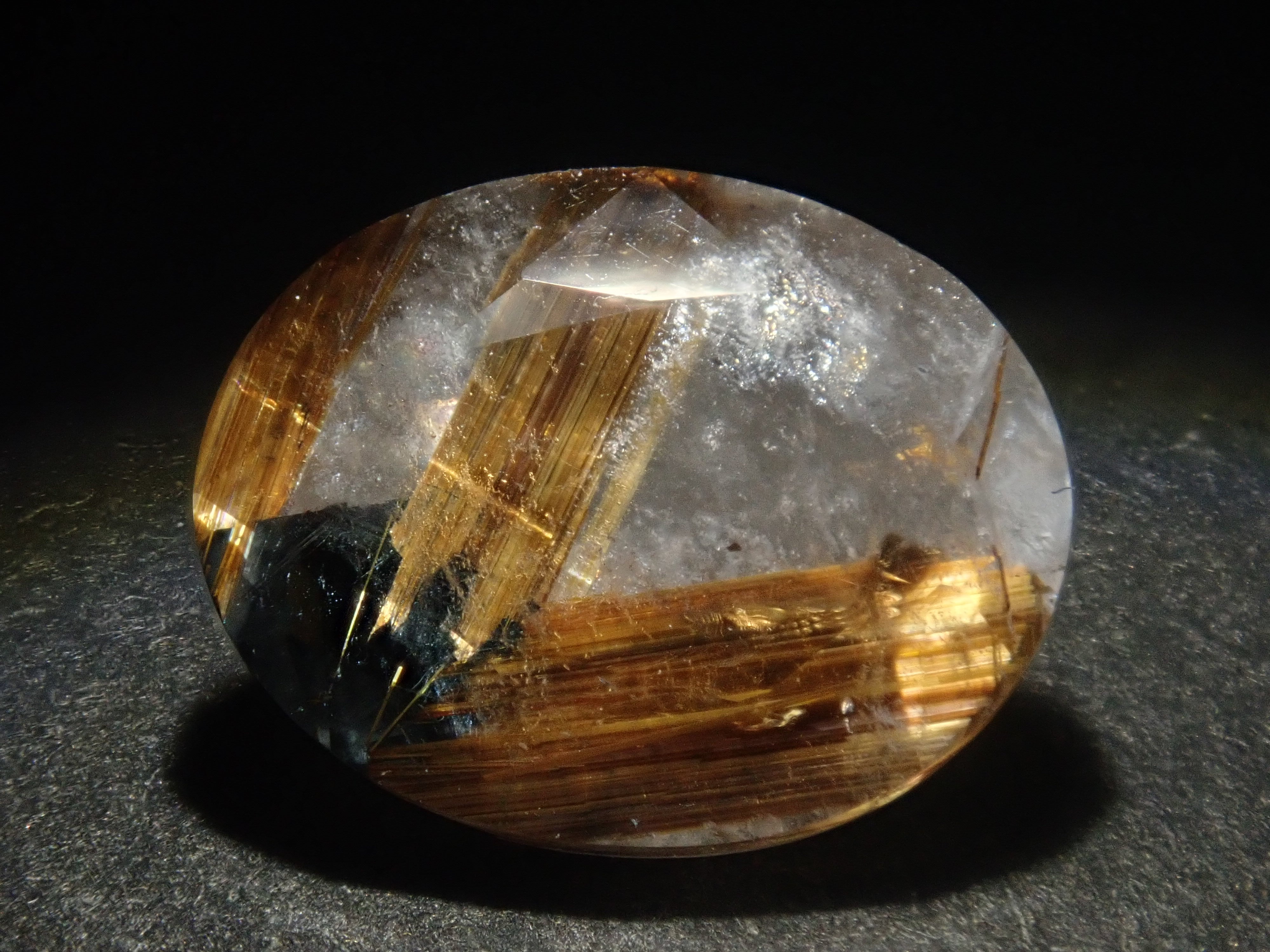 Brazilian copper rutilated quartz 2.211ct loose stone