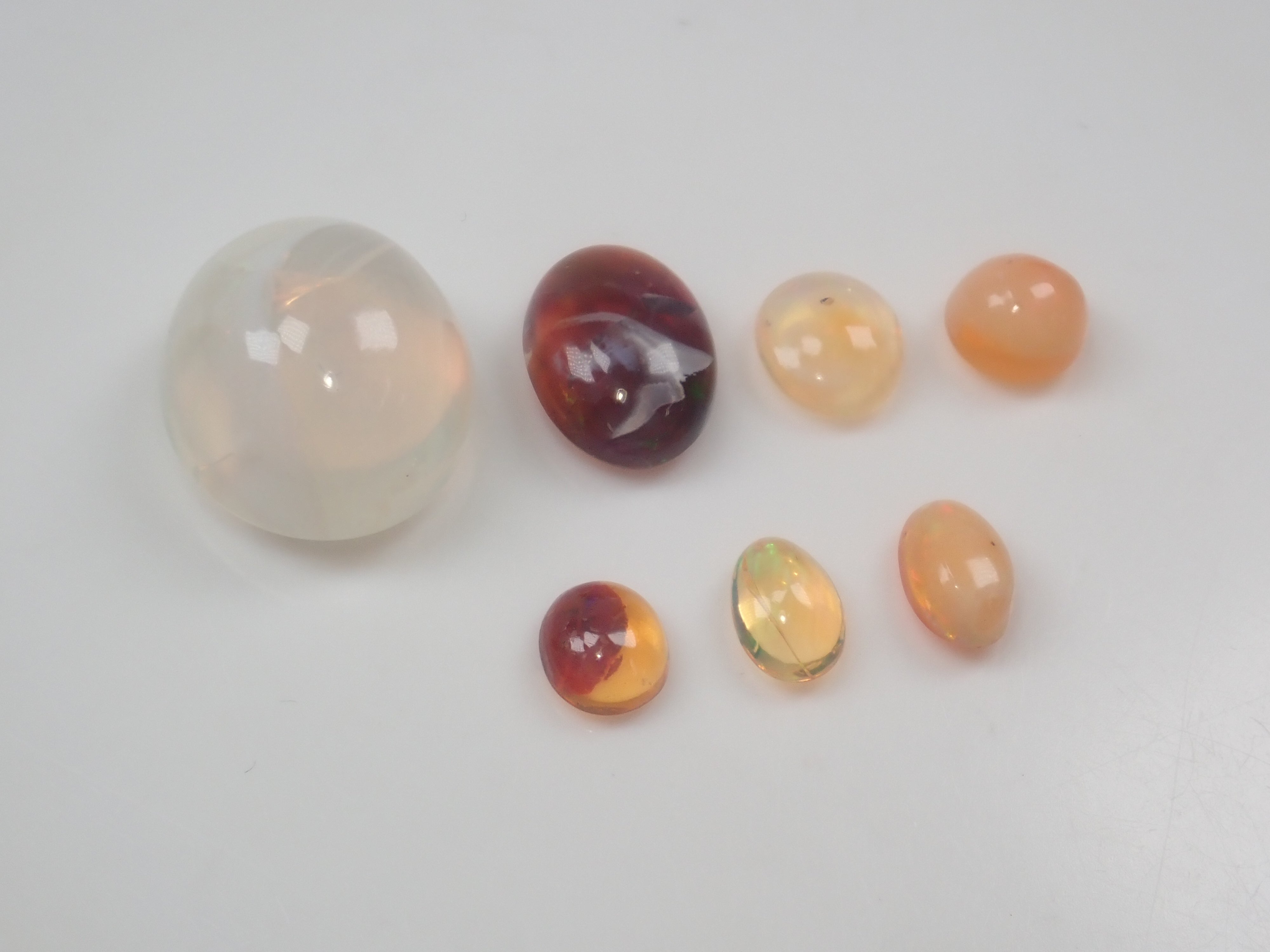 【5/2 22時販売】《限定7石》メキシコ産オパール 訳あり品含む最大11ct《複数購入割引有》