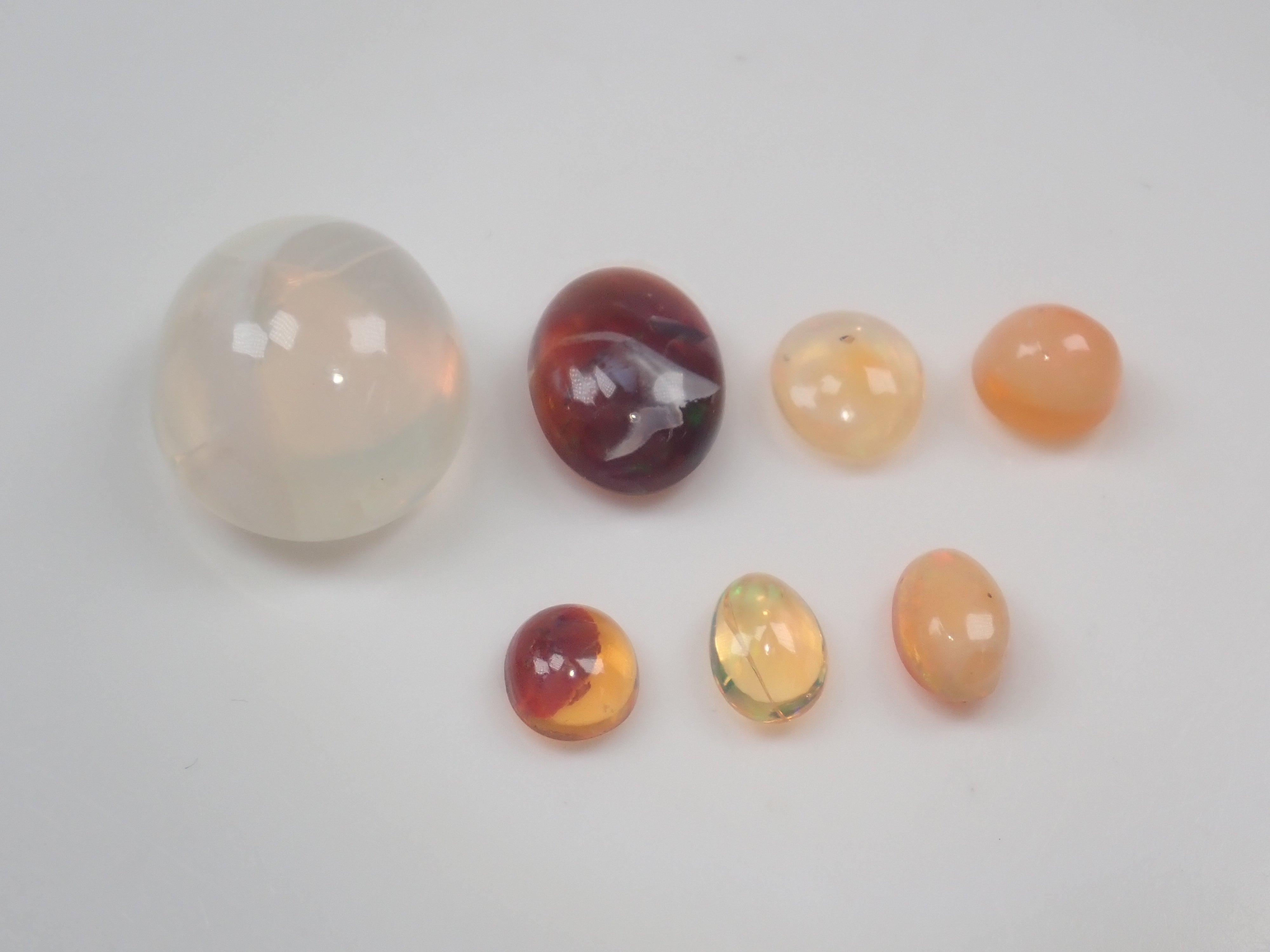 【5/2 22時販売】《限定7石》メキシコ産オパール 訳あり品含む最大11ct《複数購入割引有》