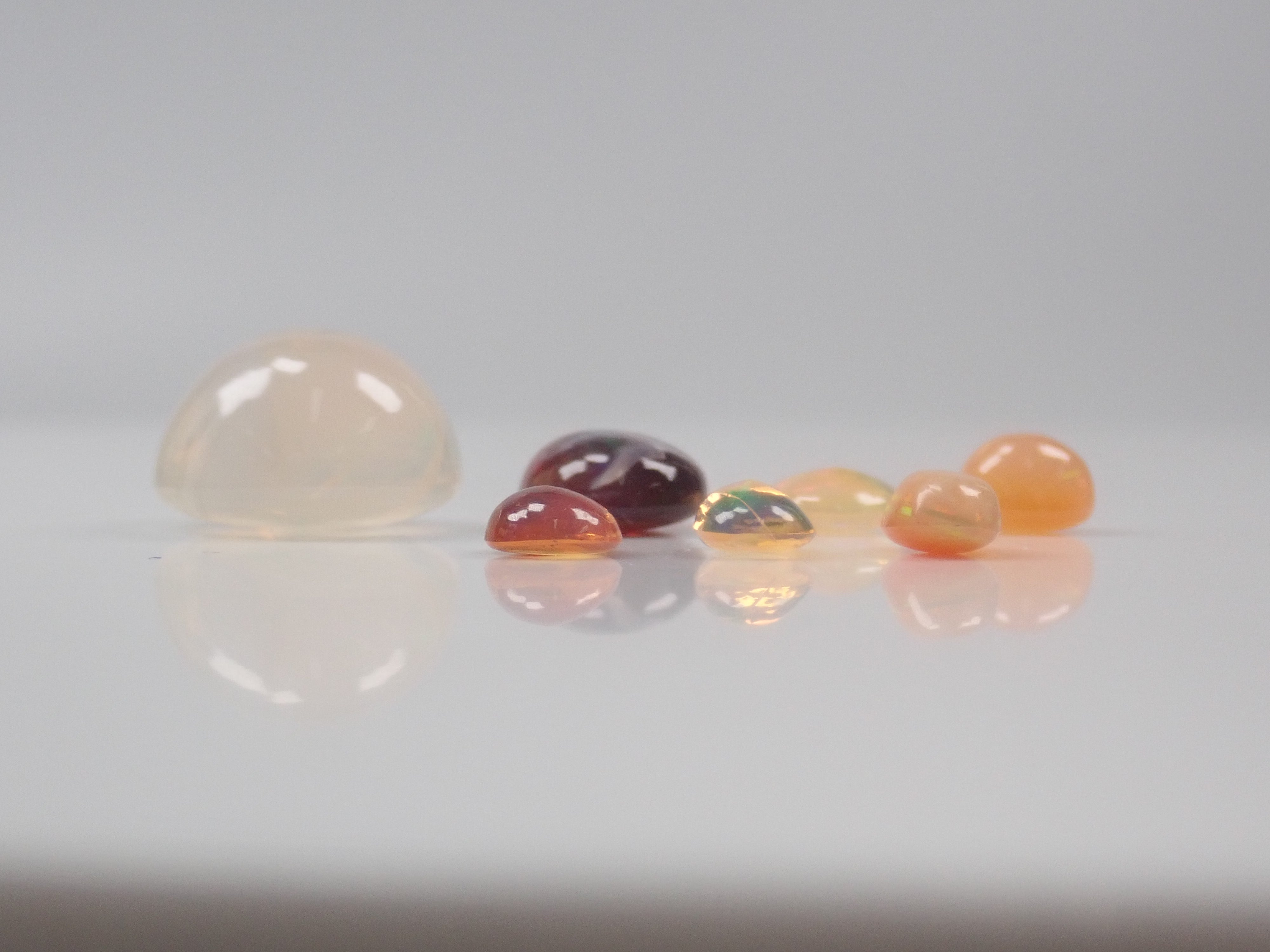 オーパールになります 限定7石》メキシコ産オパール 訳あり品含む最大11ct《複数購入割引有》
