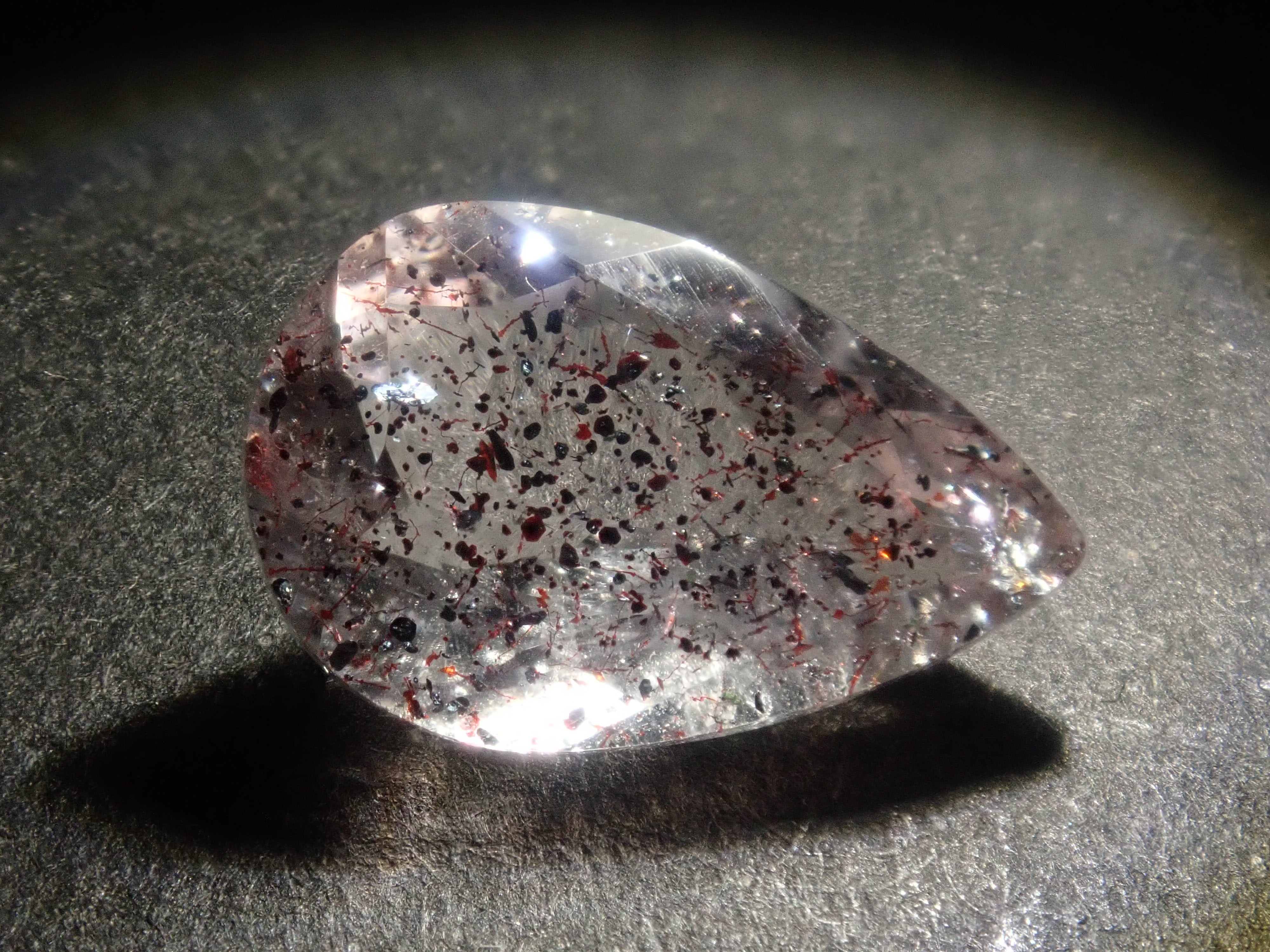 【1/25 22時販売】《限定12石》さくらインカット含むやレピドクロサイトインクォーツガチャ1石ルース《複数購入割引有》