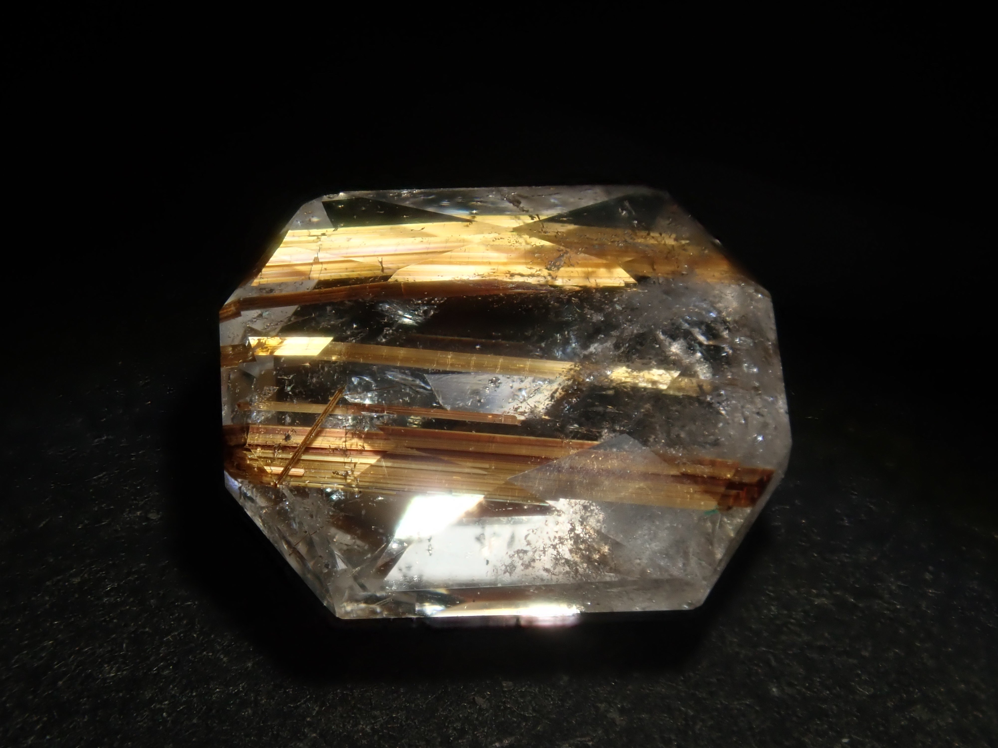 Brazilian copper rutilated quartz 1.376ct loose stone