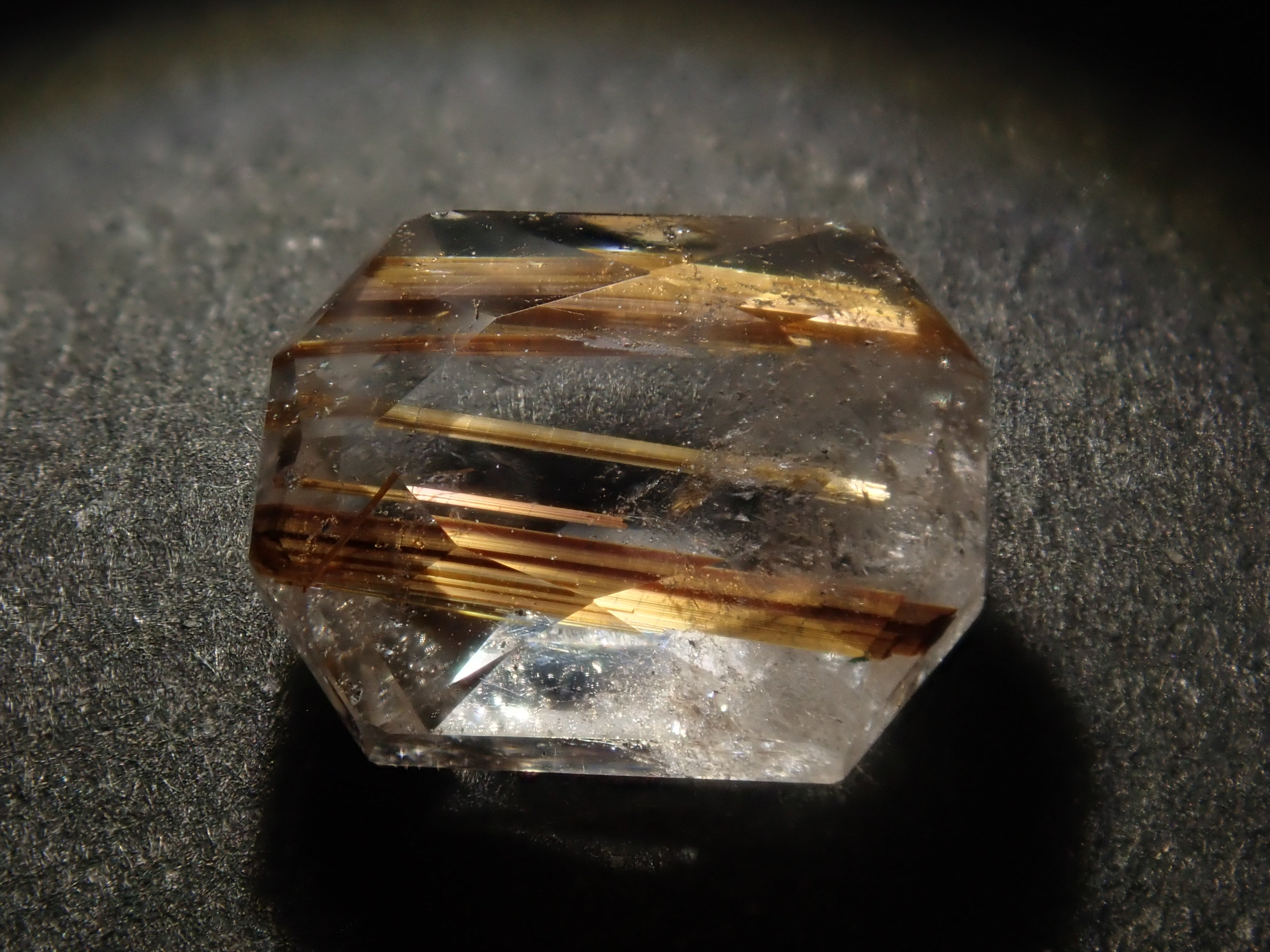 Brazilian copper rutilated quartz 1.376ct loose stone