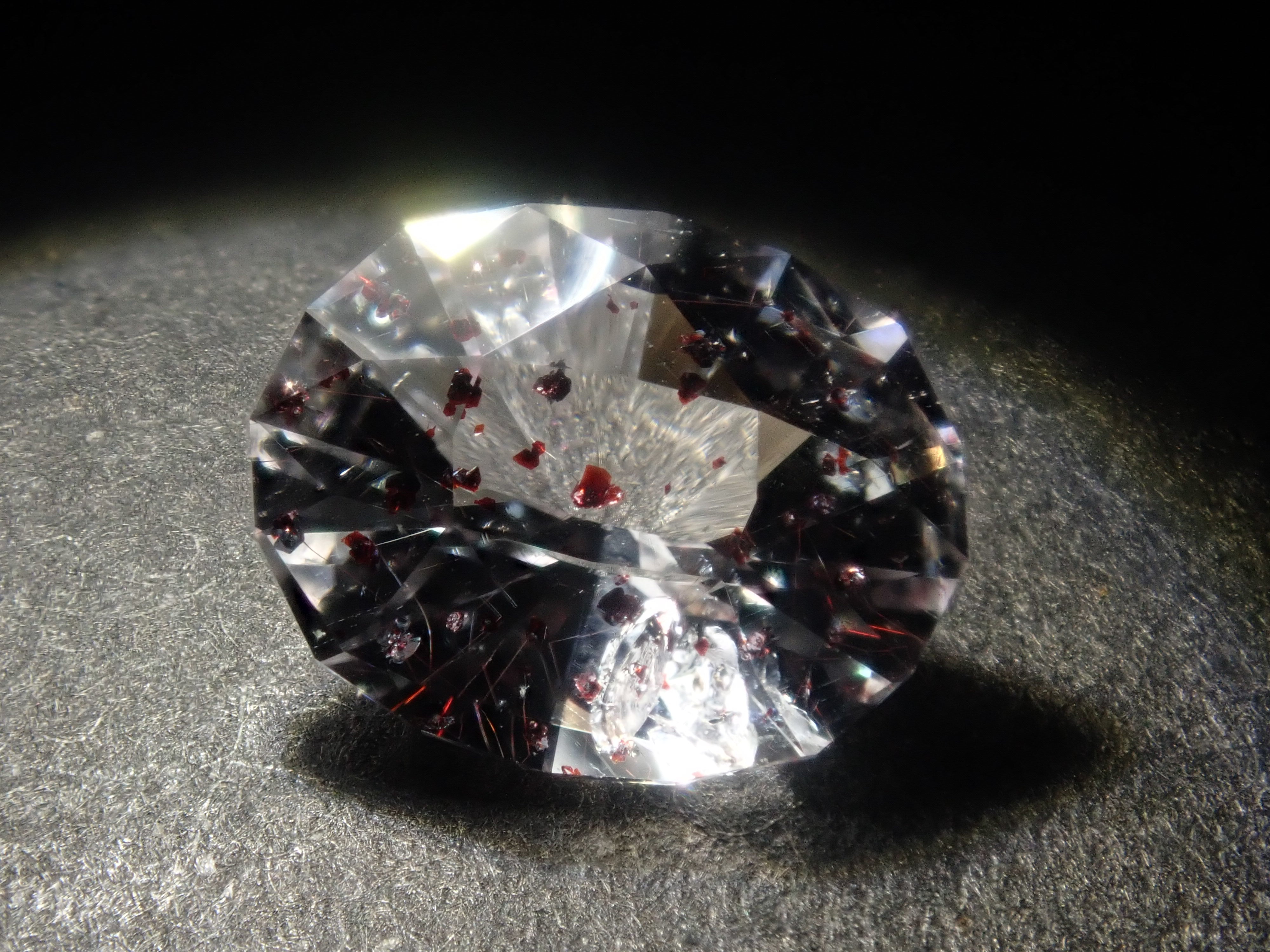 【1/25 22時販売】《限定12石》さくらインカット含むやレピドクロサイトインクォーツガチャ1石ルース《複数購入割引有》