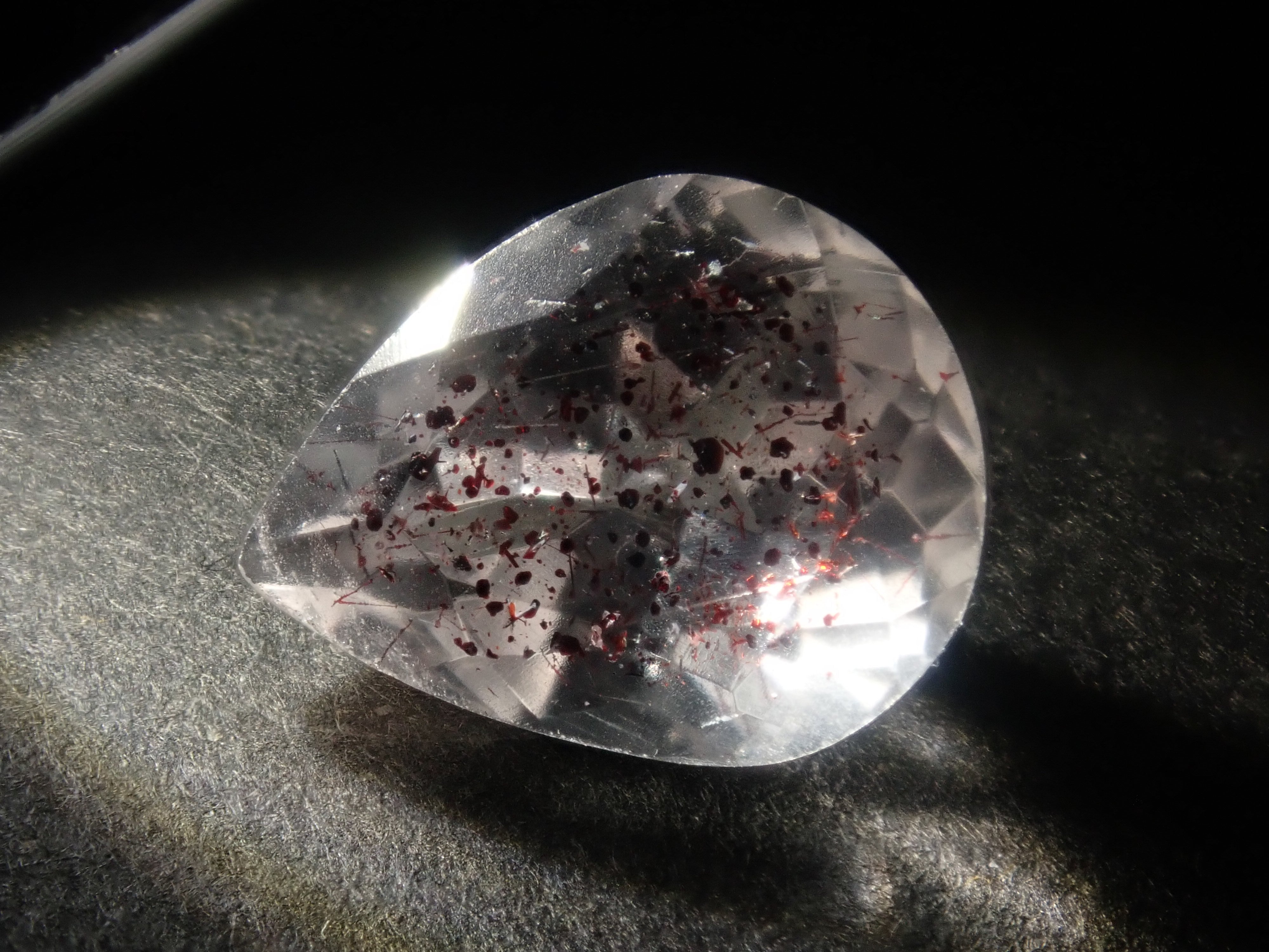 【1/25 22時販売】《限定12石》さくらインカット含むやレピドクロサイトインクォーツガチャ1石ルース《複数購入割引有》