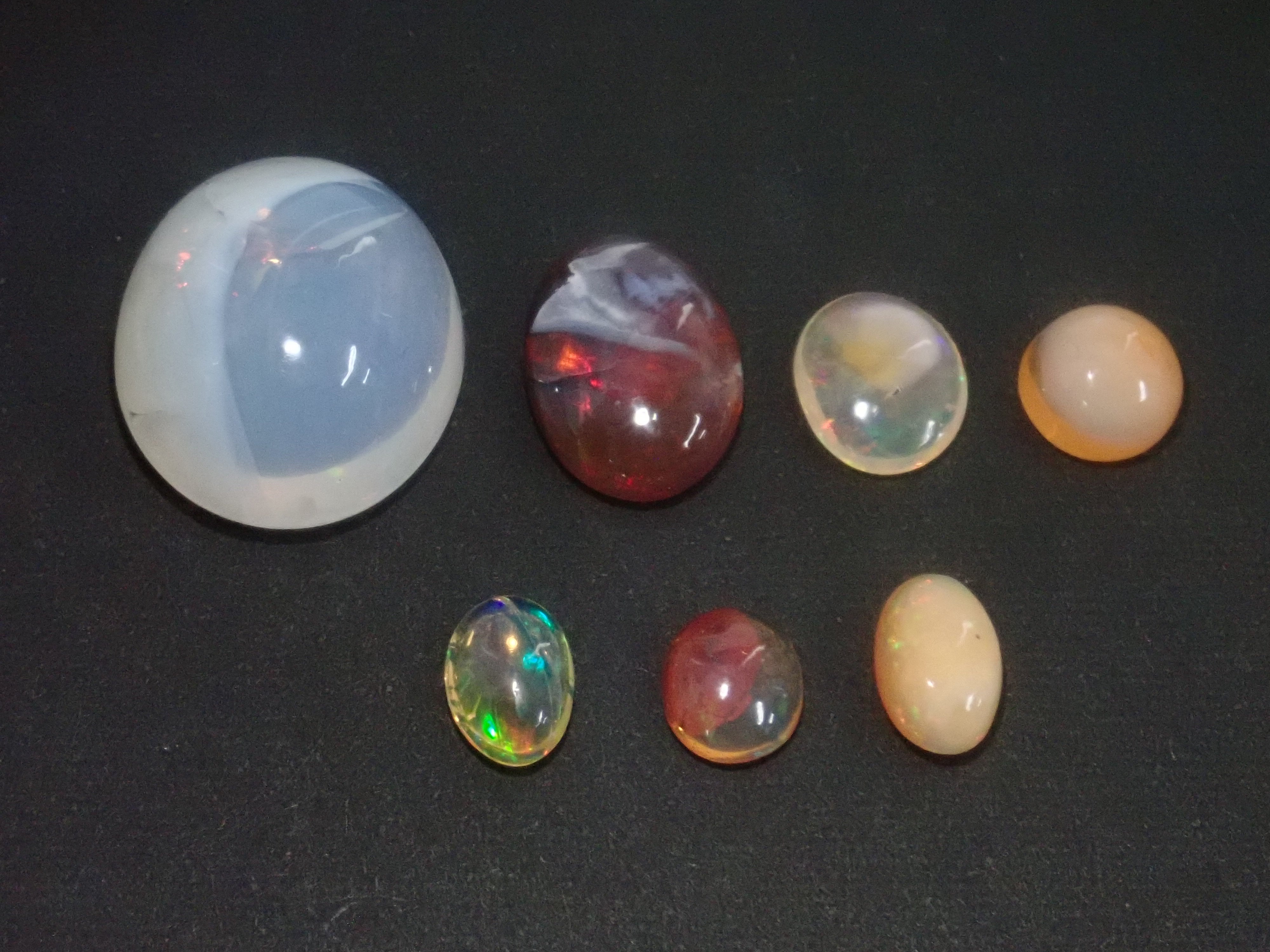 【5/2 22時販売】《限定7石》メキシコ産オパール 訳あり品含む最大11ct《複数購入割引有》