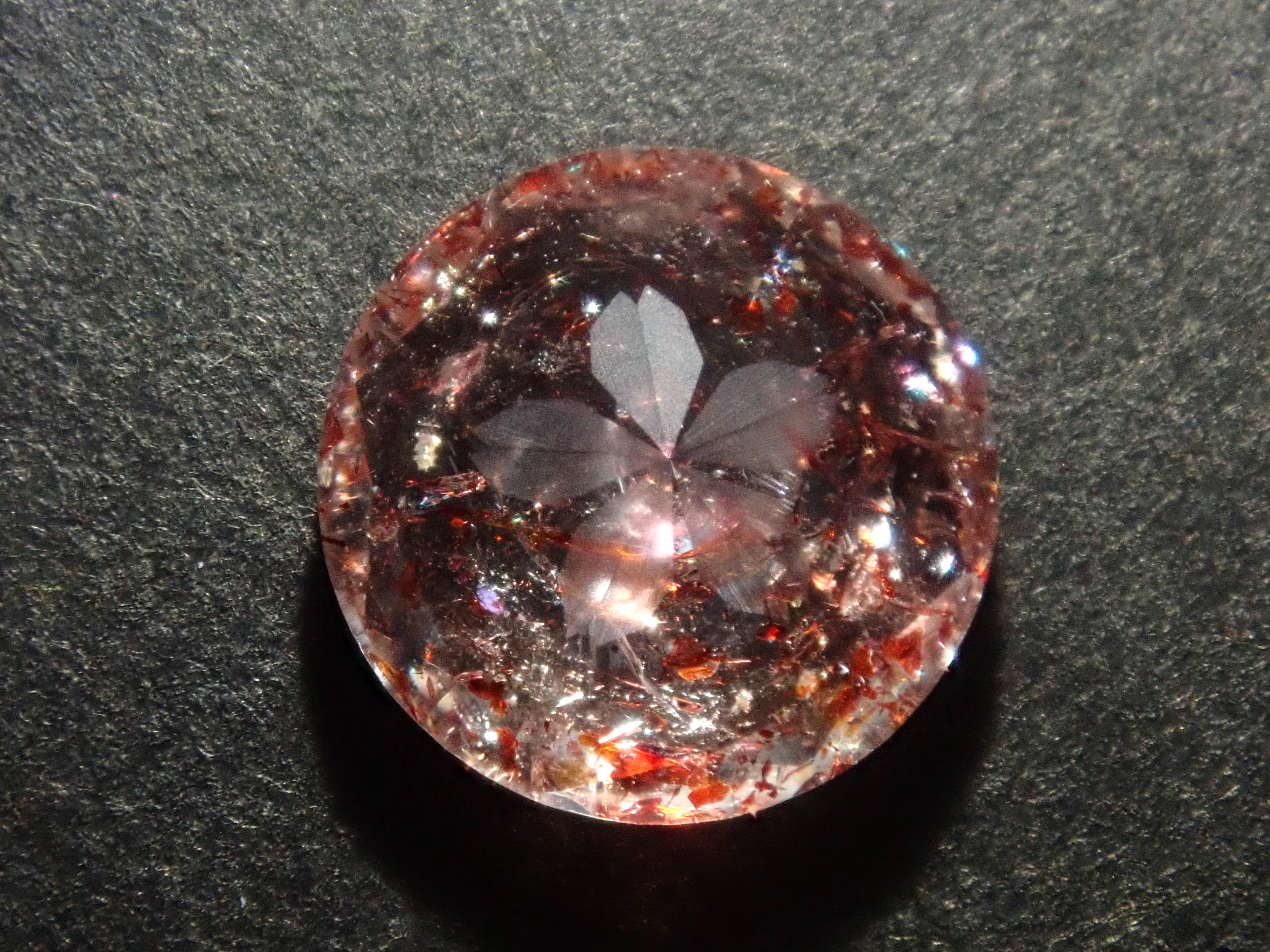 【1/25 22時販売】《限定12石》さくらインカット含むやレピドクロサイトインクォーツガチャ1石ルース《複数購入割引有》