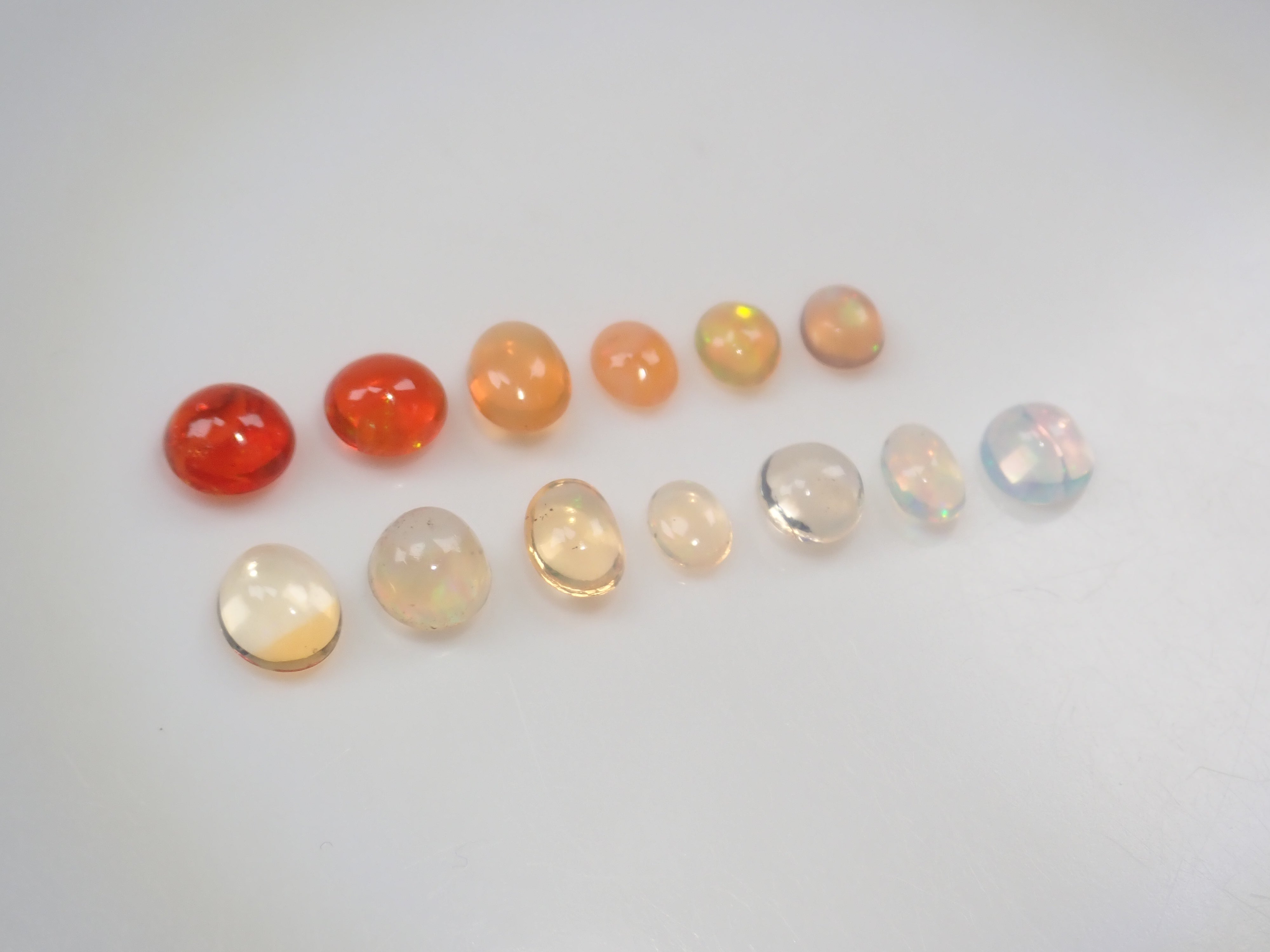 【3/8 22時販売】《ツーソン新着・限定13石》メキシコ産オパール 訳あり品含む（エッグインやウォーターオパール含む）《複数購入割引有》