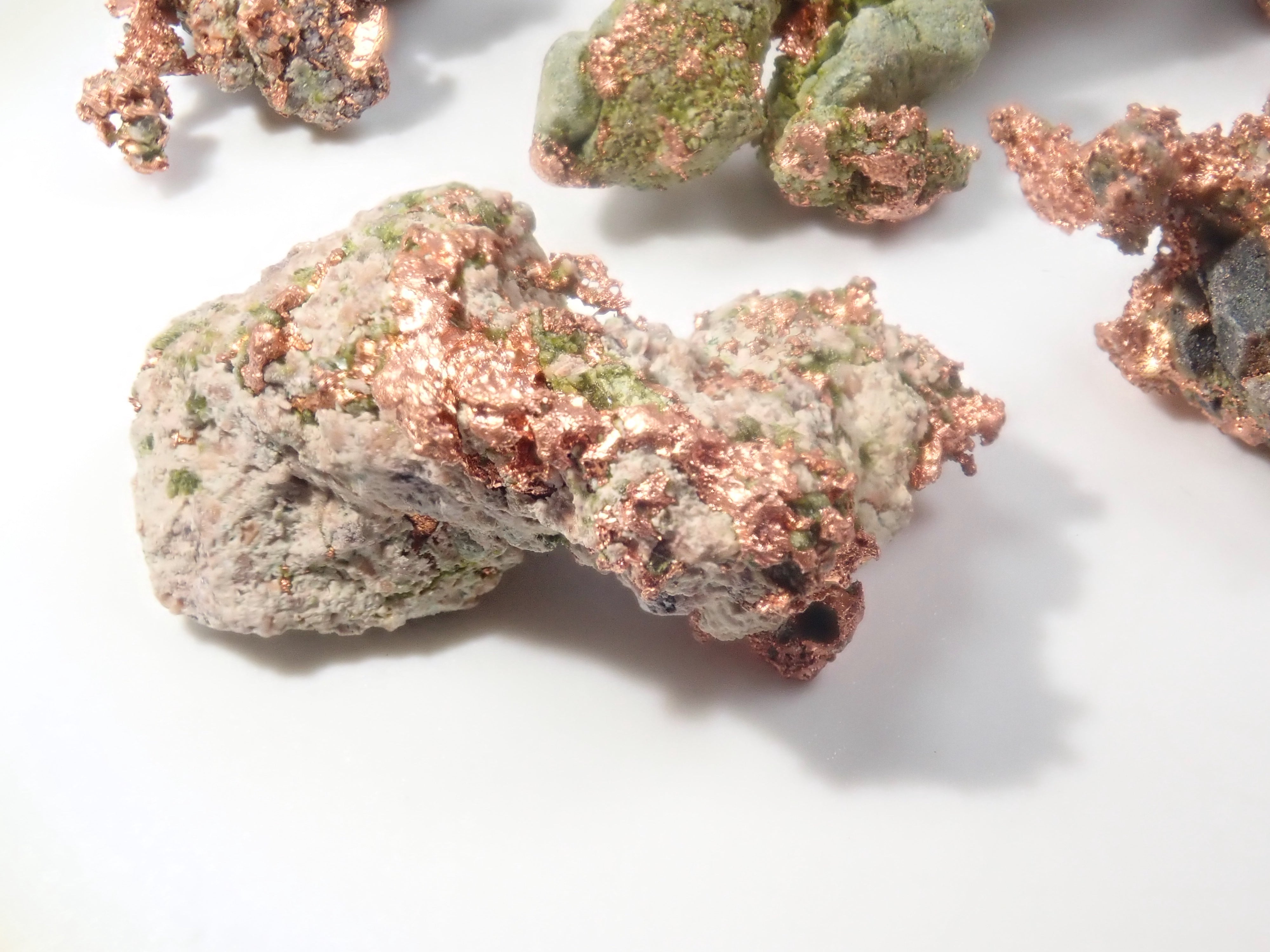 原石（銅&銀） 自然銅（ネイティブカッパー）1石原石（平均22ct）（《複数購入割引有》