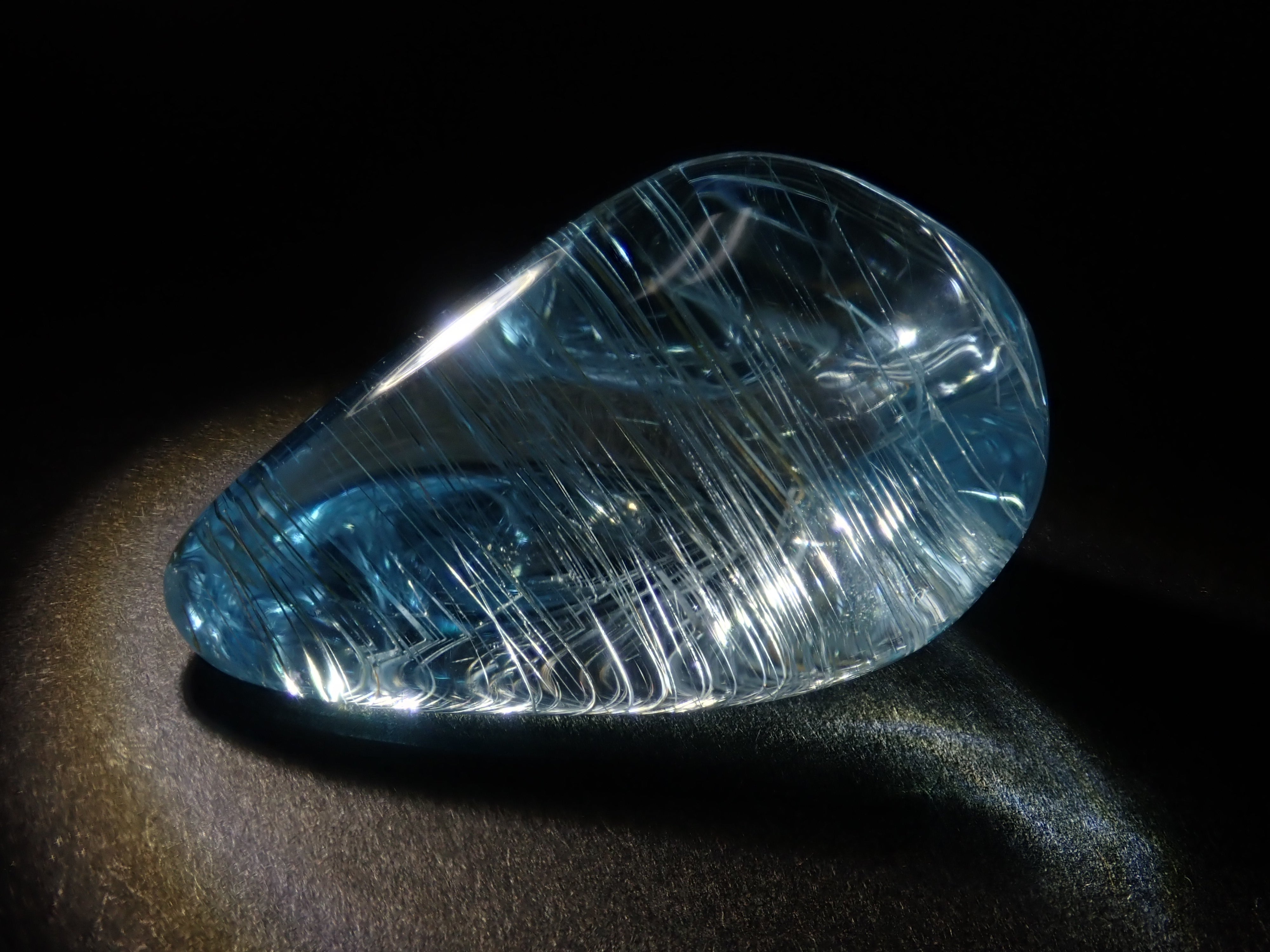 【6/8 22時販売】《限定4石》ニードルインブルートパーズガチャ💎平均45ct《複数購入割引有》