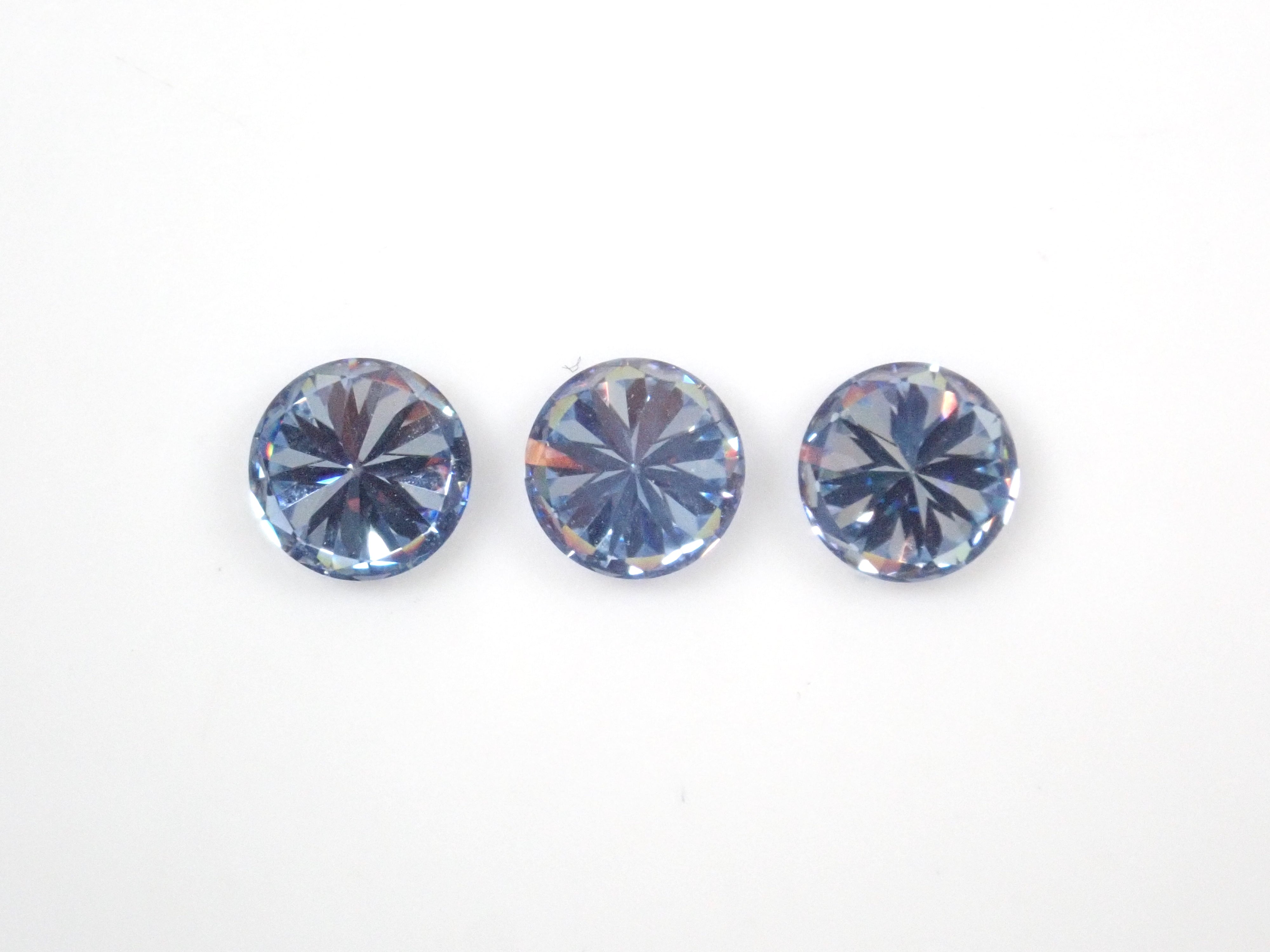 Synthetic Blue Moissanite 1 Stone Loose (6mm, Round Cut) {Multiple Purchase Discounts Available}