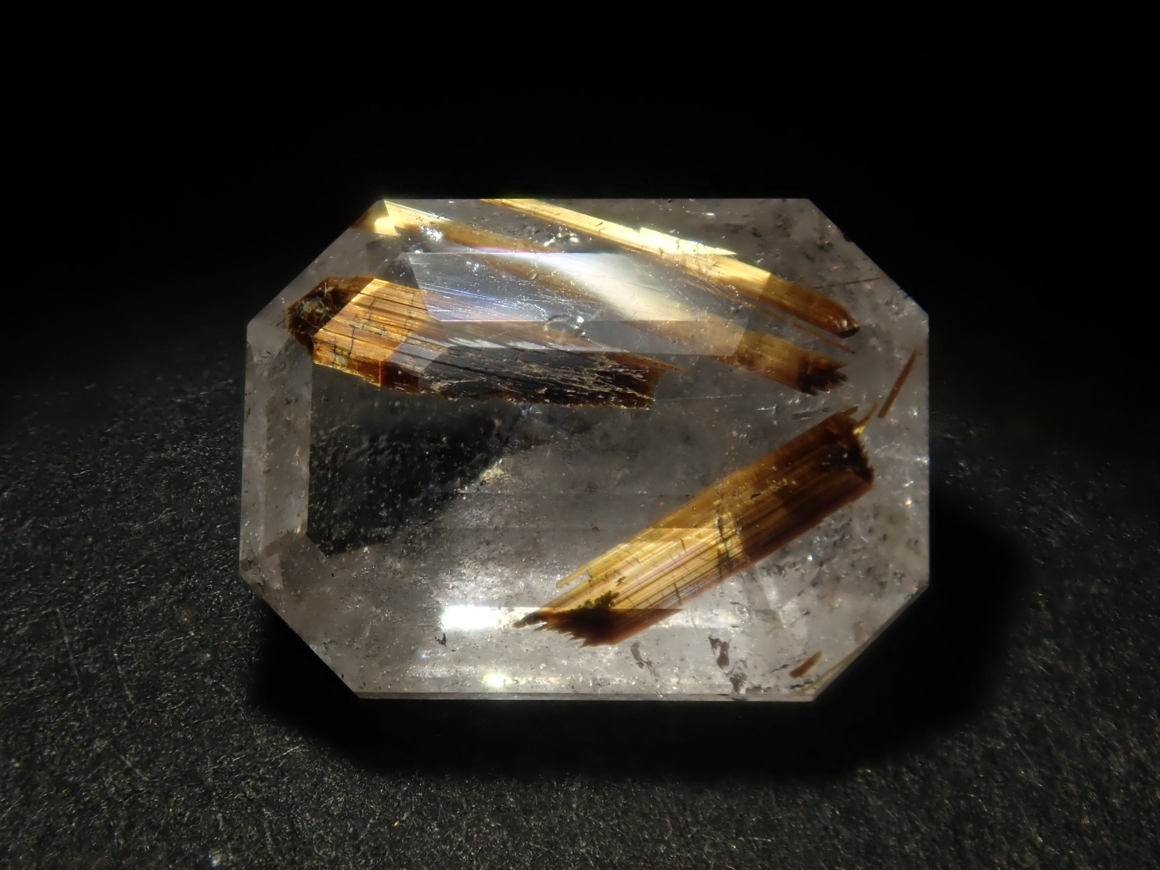 Brazilian copper rutilated quartz 1.507ct loose stone