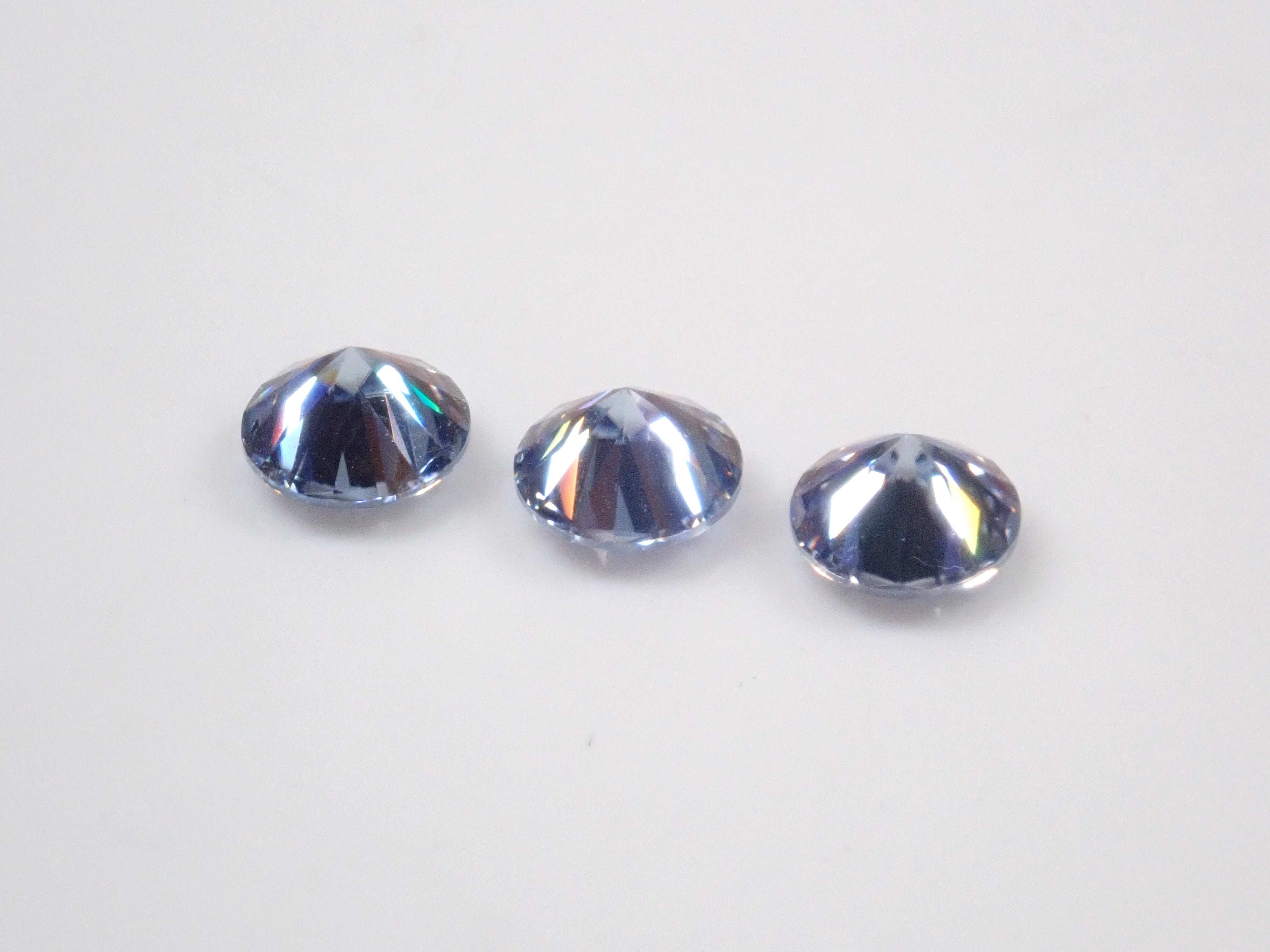 Synthetic Blue Moissanite 1 Stone Loose (6mm, Round Cut) {Multiple Purchase Discounts Available}