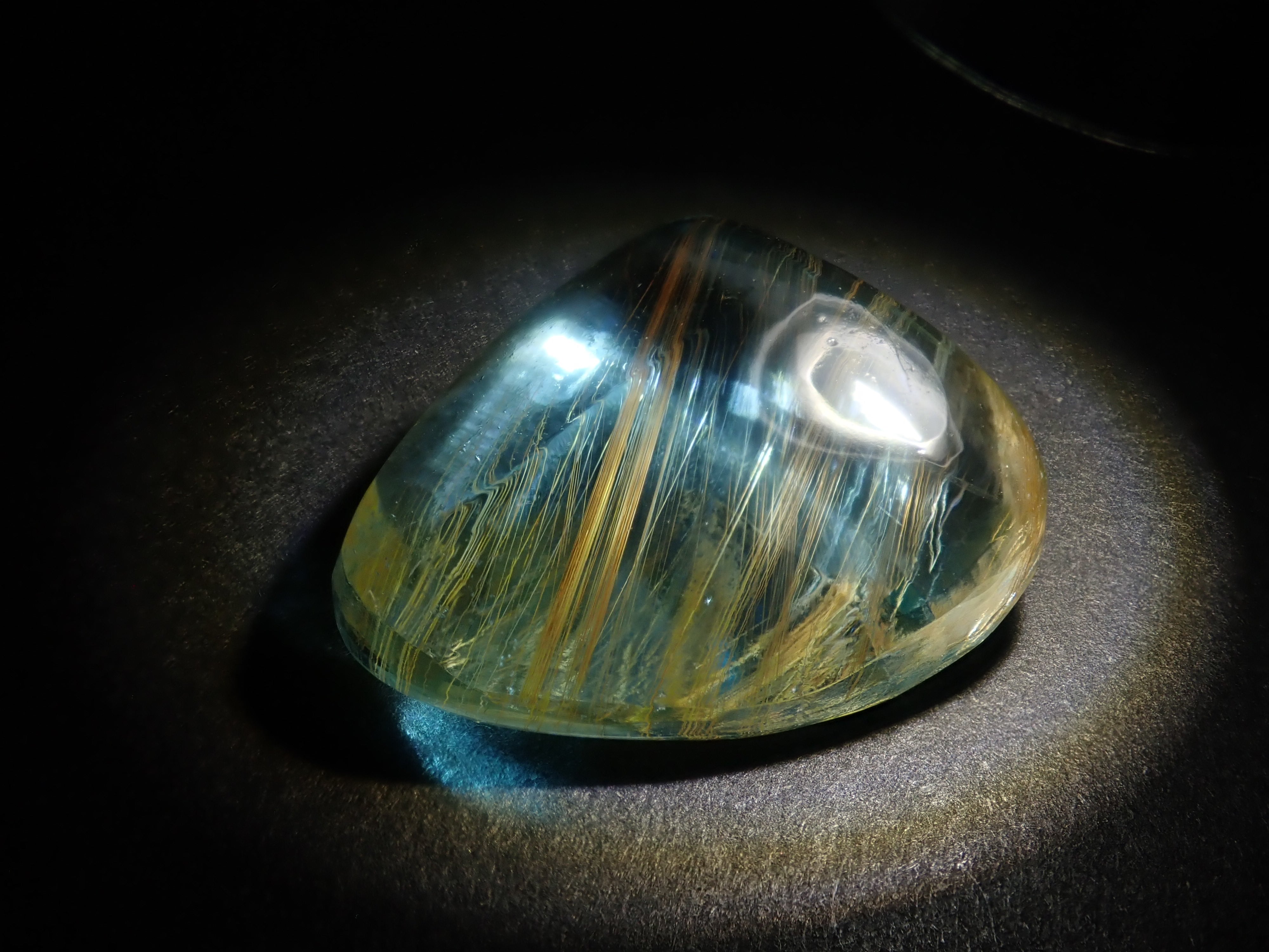 【6/8 22時販売】《限定4石》ニードルインブルートパーズガチャ💎平均45ct《複数購入割引有》