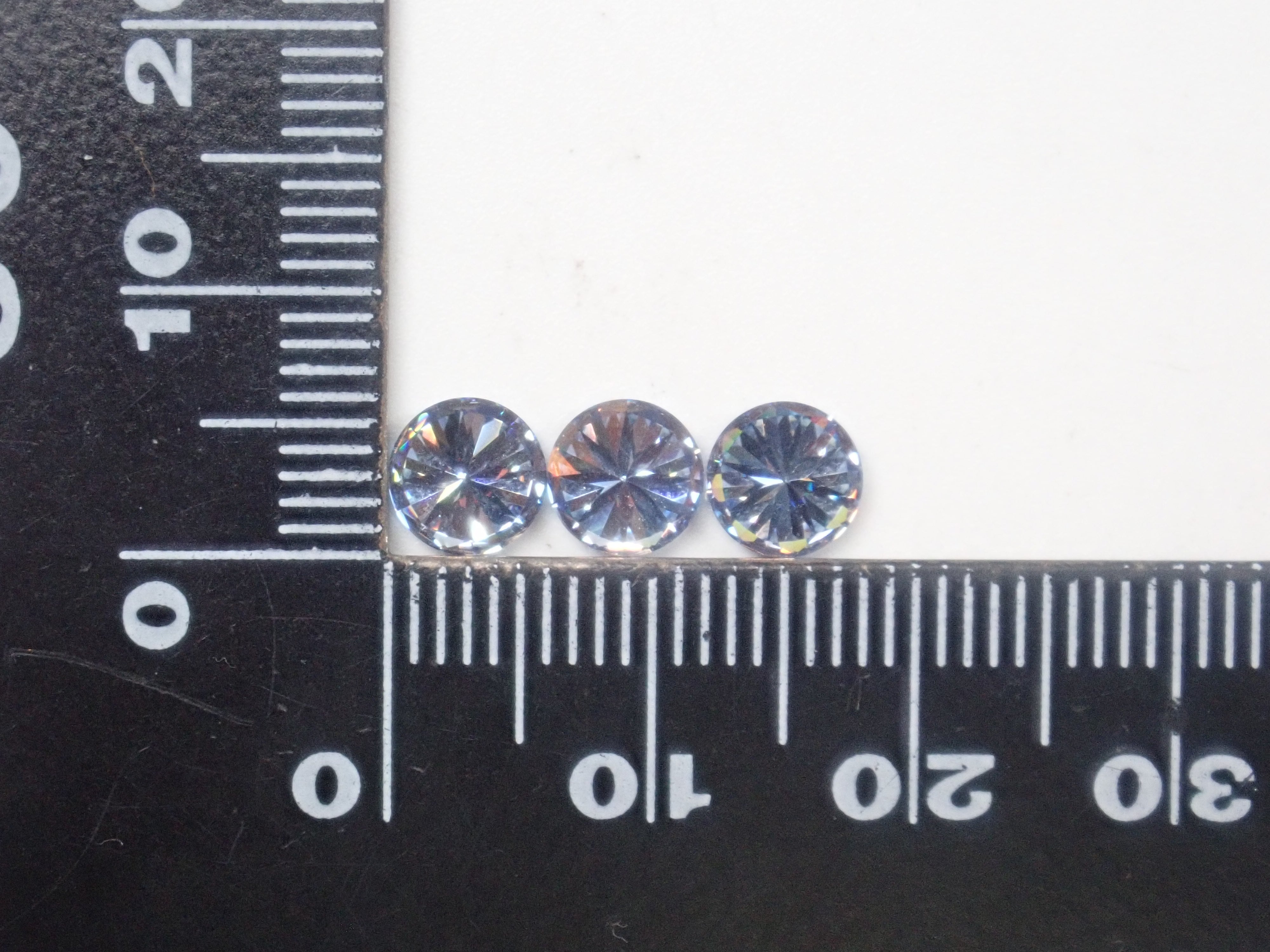 Synthetic Blue Moissanite 1 Stone Loose (6mm, Round Cut) {Multiple Purchase Discounts Available}