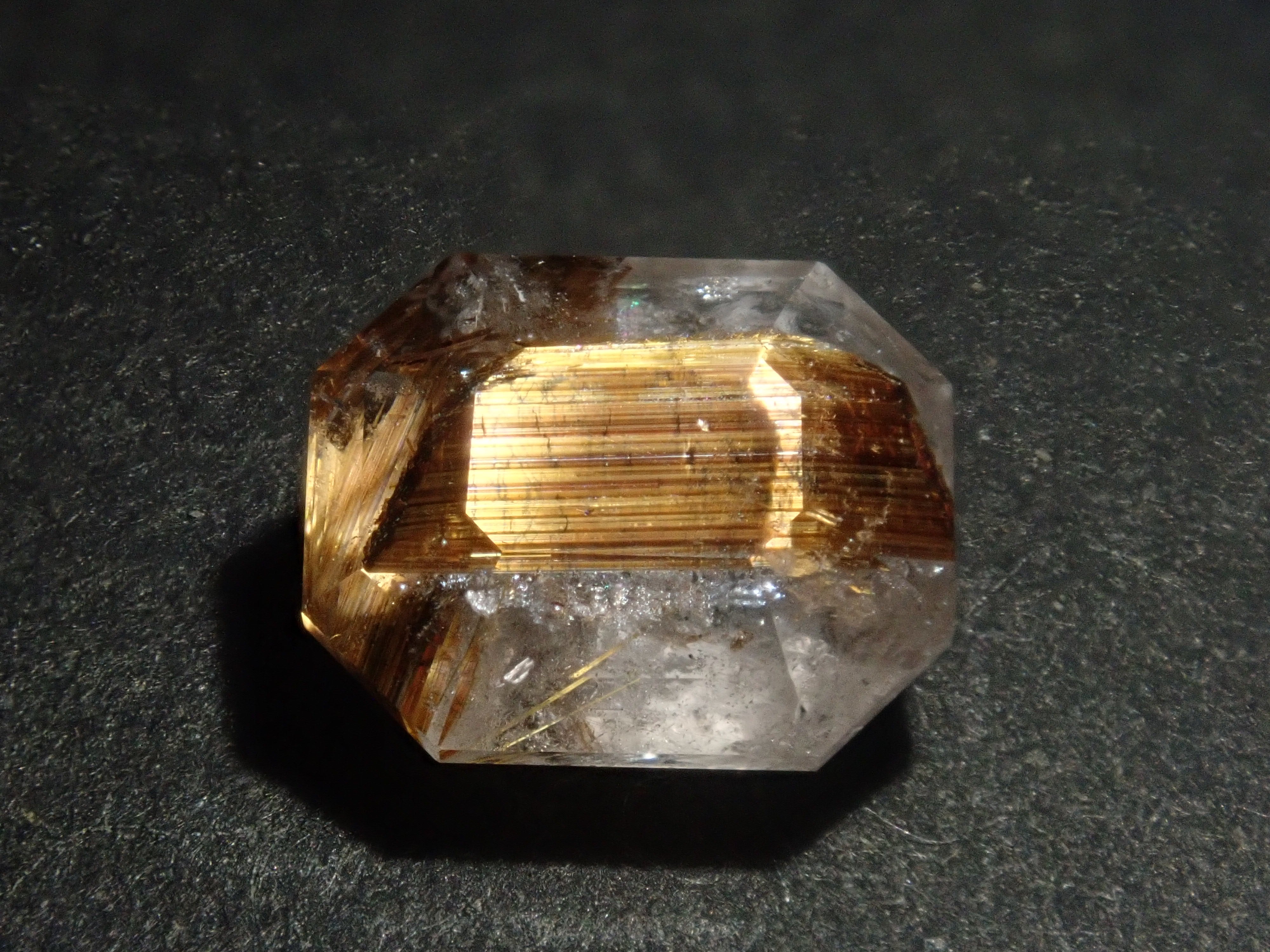 Brazilian copper rutilated quartz 1.657ct loose stone